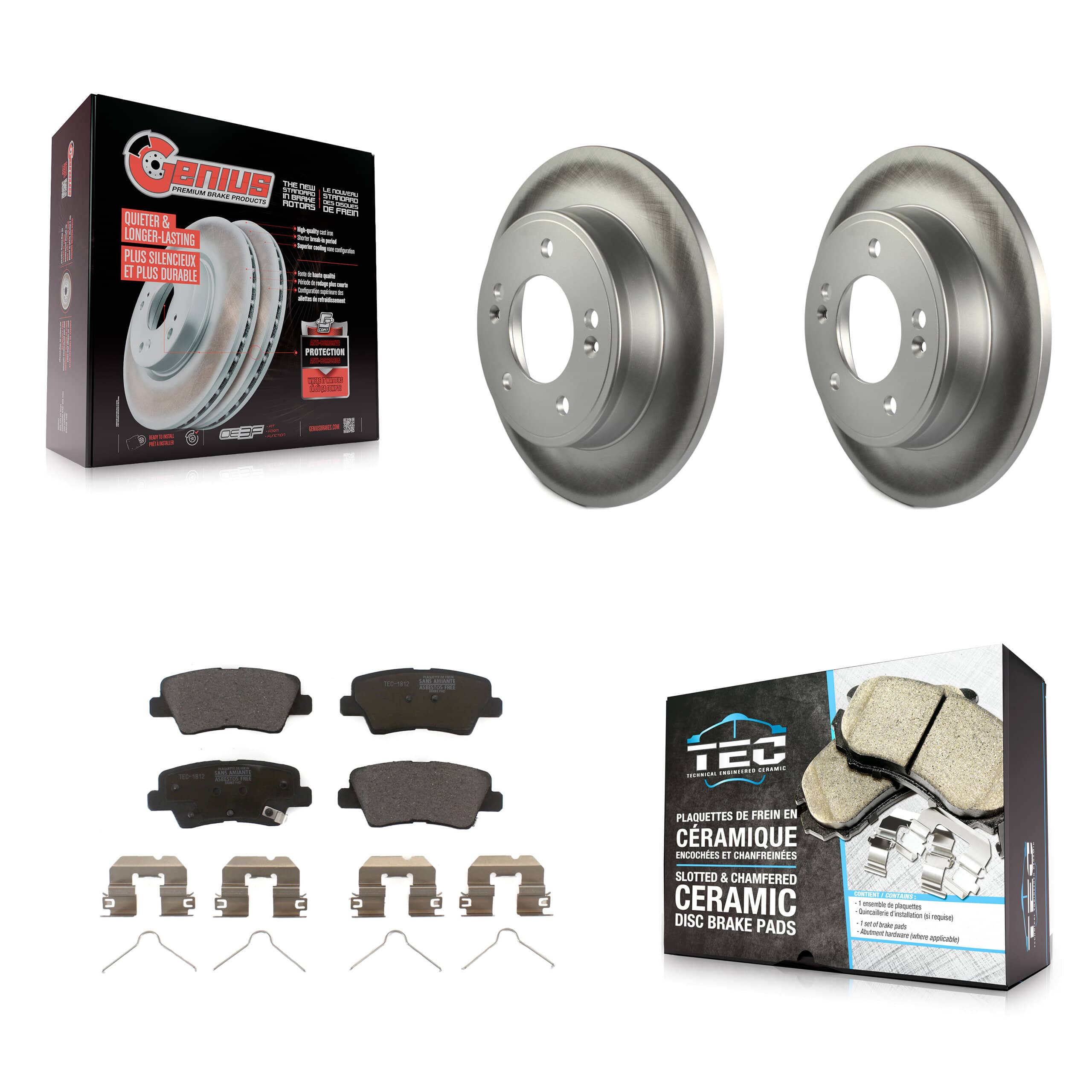 Transit Auto - KGT-101634 - Rear Disc Brake Kits