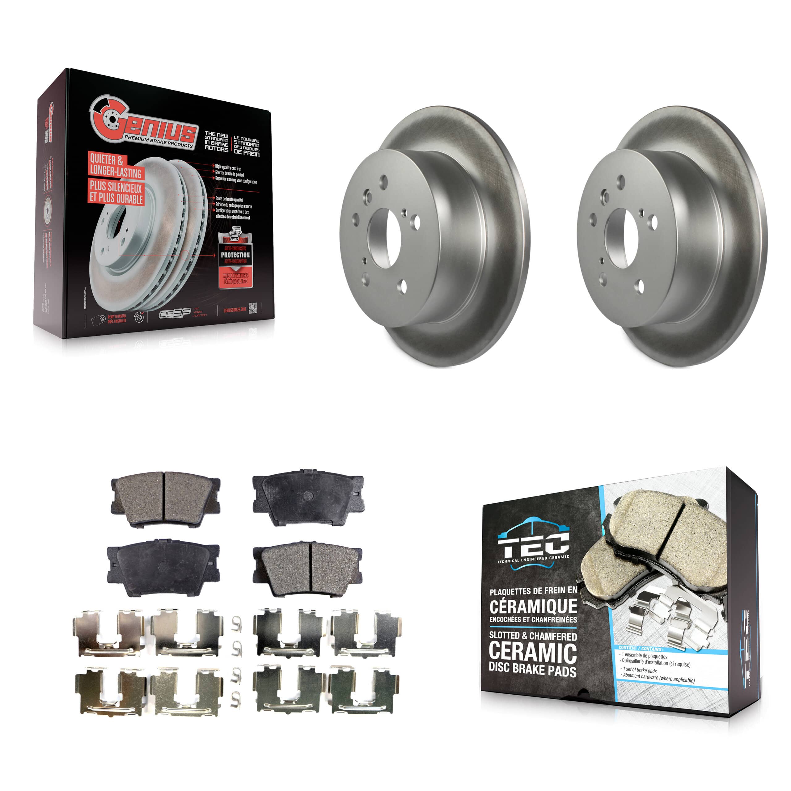 Transit Auto - KGT-101637 - Rear Disc Brake Kits