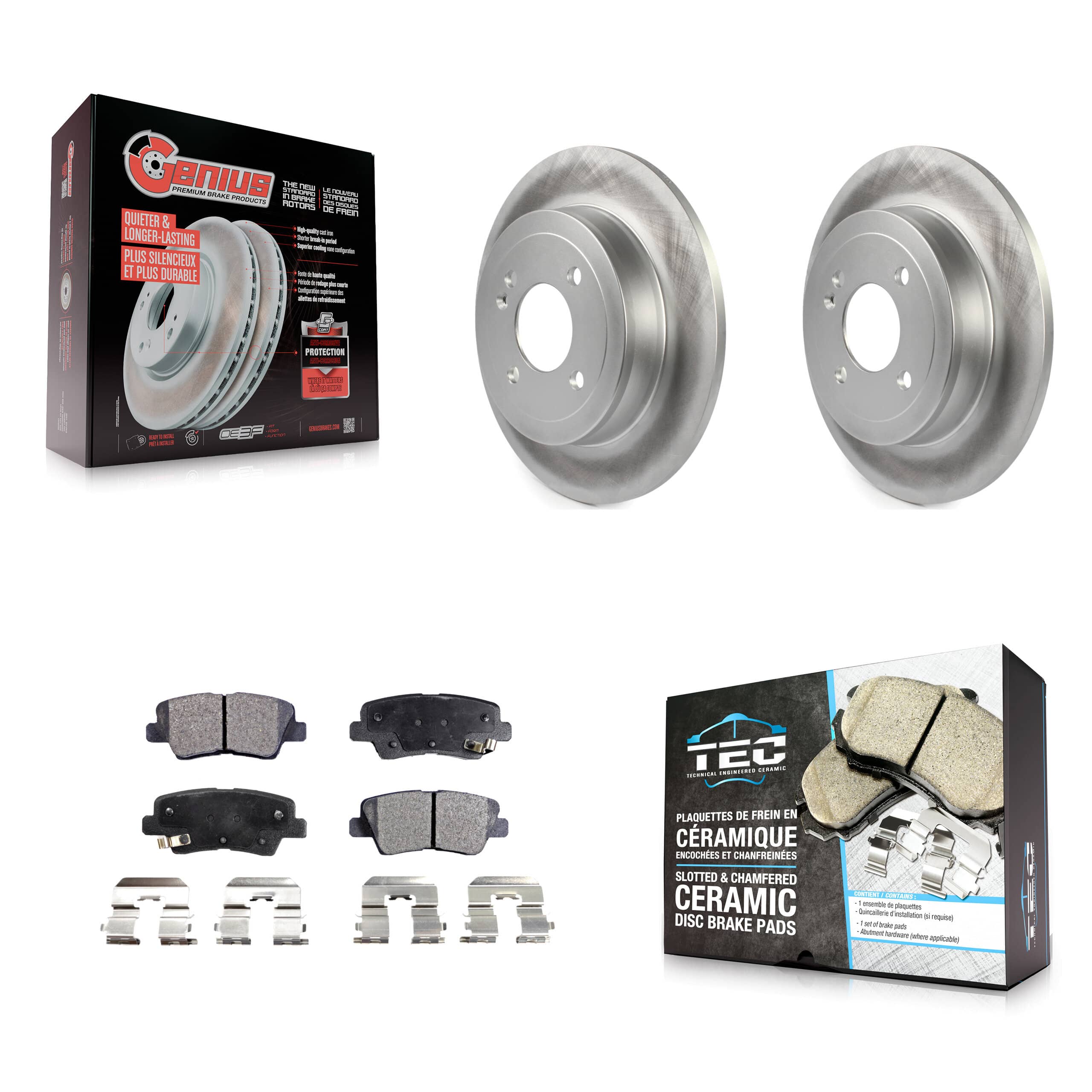 Transit Auto - KGT-101640 - Rear Disc Brake Kits