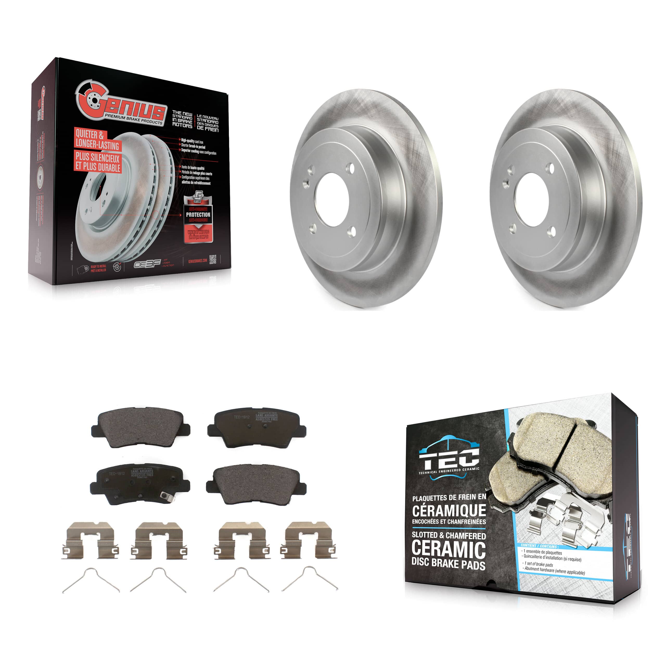 Transit Auto - KGT-101641 - Rear Disc Brake Kits