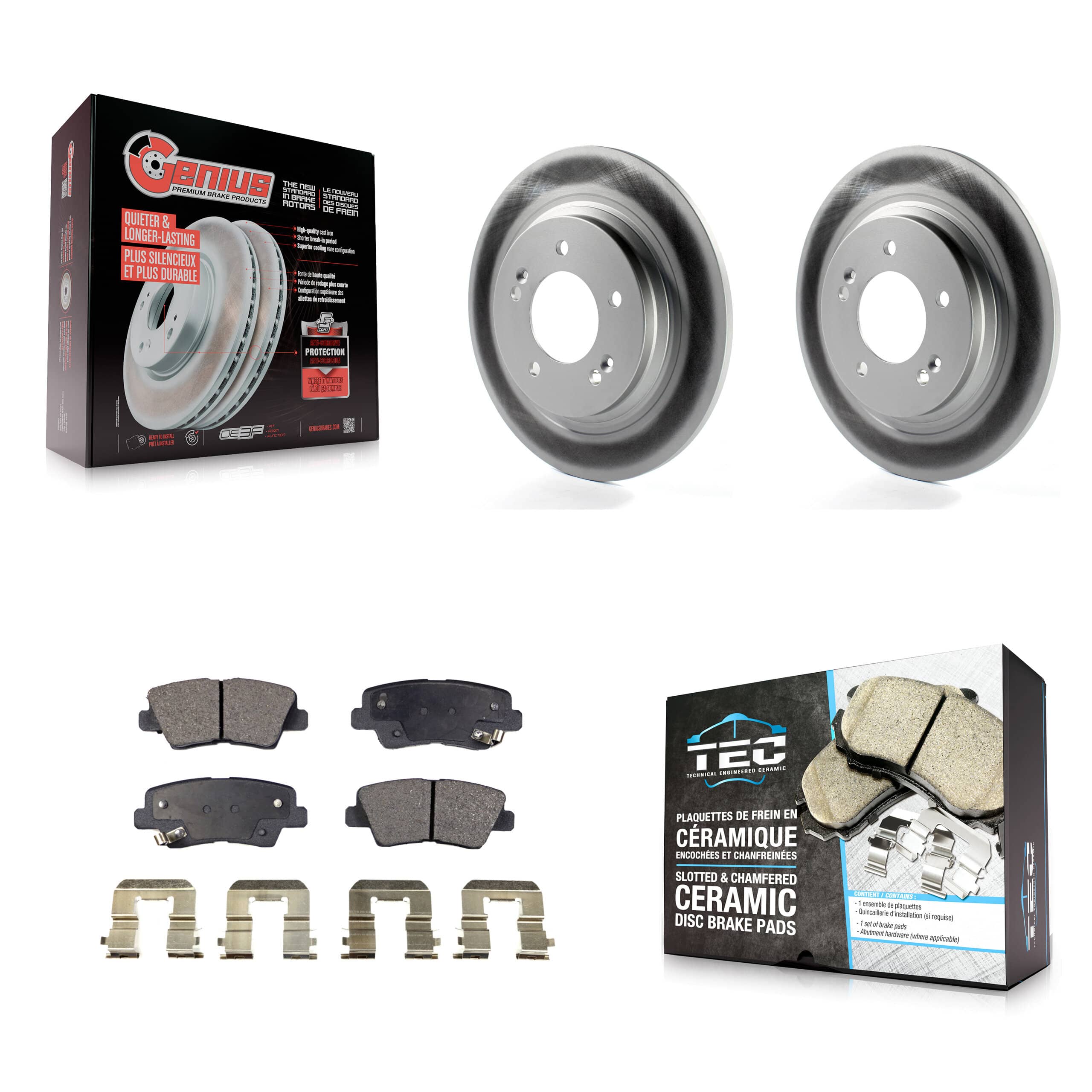 Transit Auto - KGT-101647 - Rear Disc Brake Kits