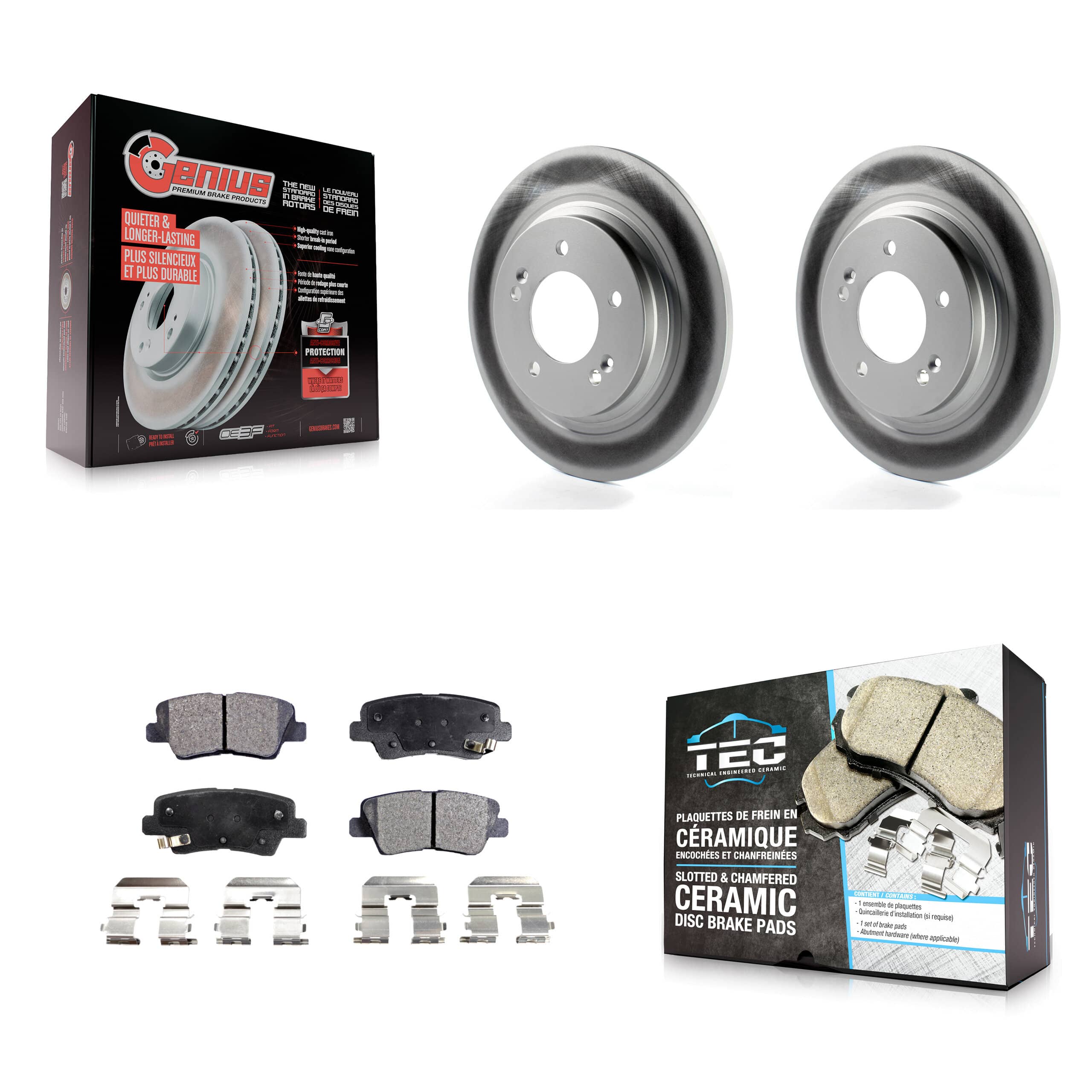 Transit Auto - KGT-101648 - Rear Disc Brake Kits