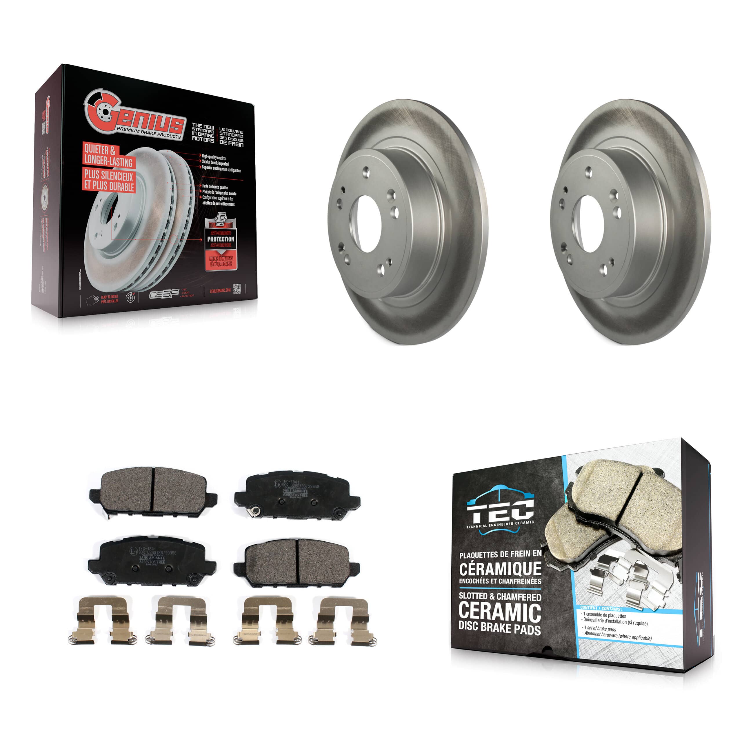 Transit Auto - KGT-101934 - Rear Disc Brake Kits