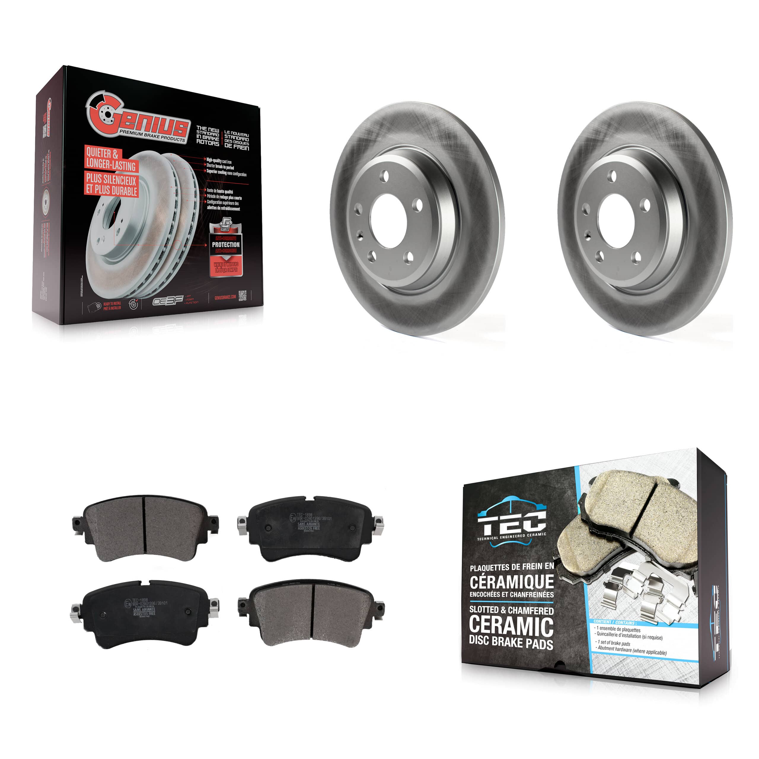 Transit Auto - KGT-101935 - Rear Disc Brake Kits