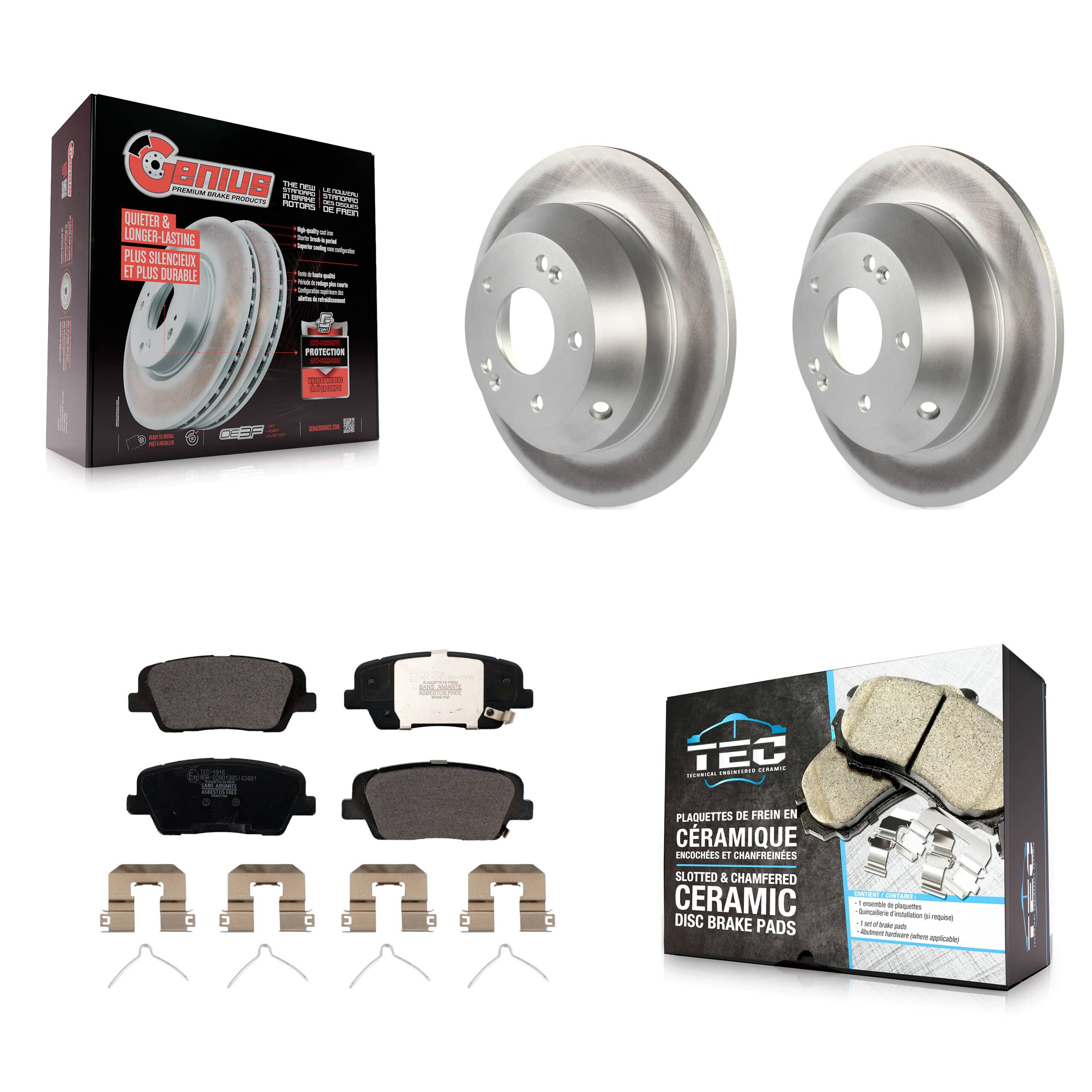 Transit Auto - KGT-101936 - Rear Disc Brake Kits