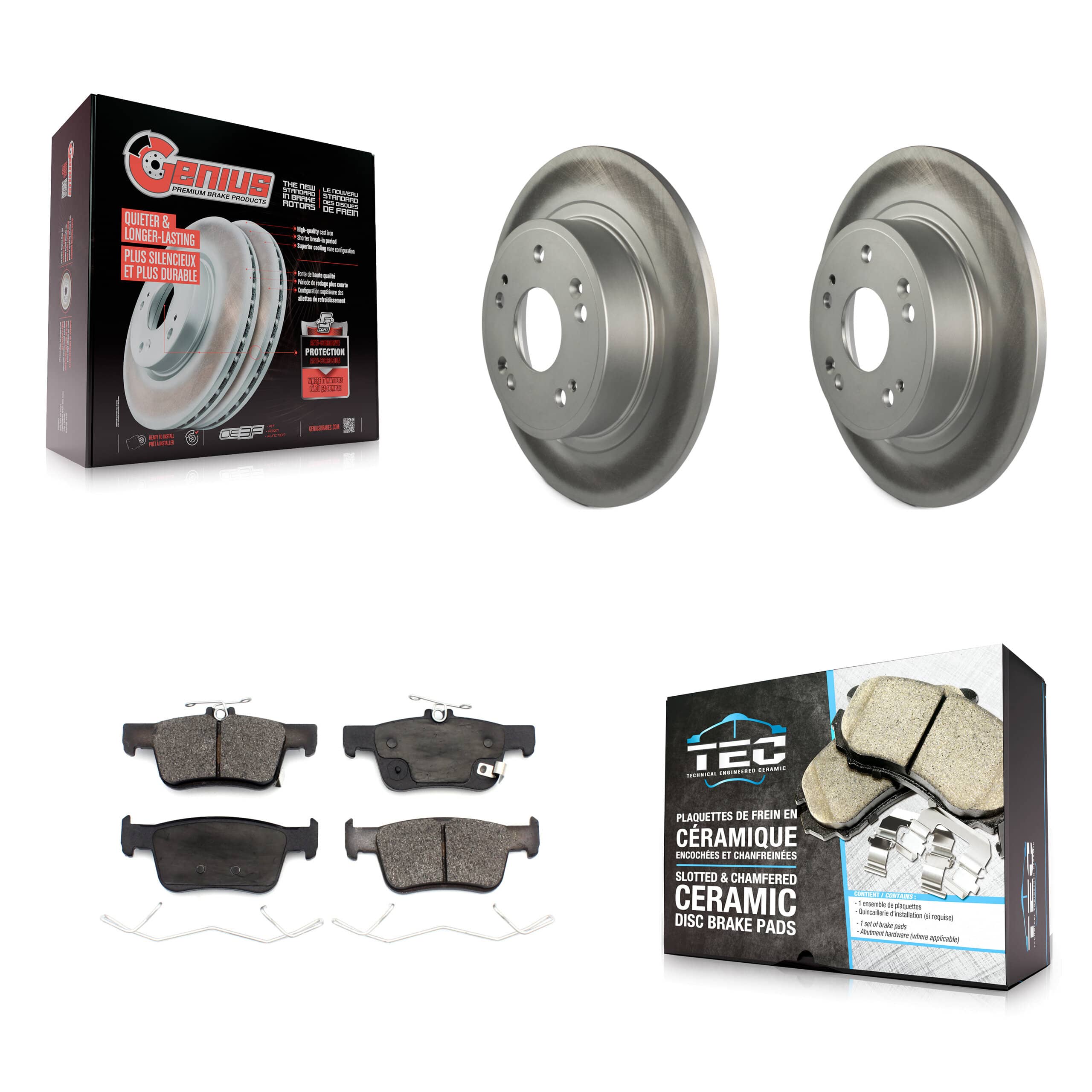 Transit Auto - KGT-102286 - Rear Disc Brake Kits