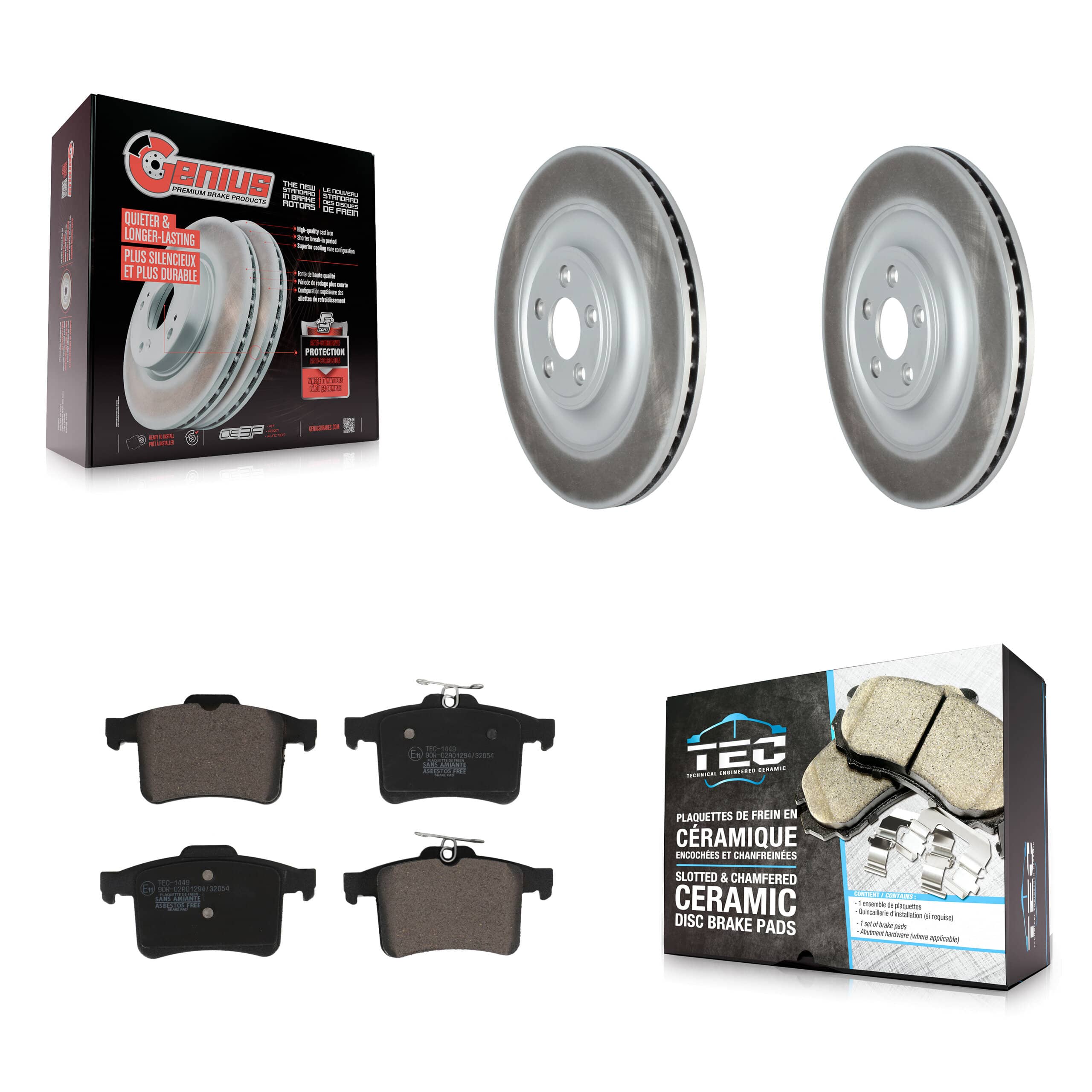 Transit Auto - KGT-102675 - Rear Disc Brake Kits