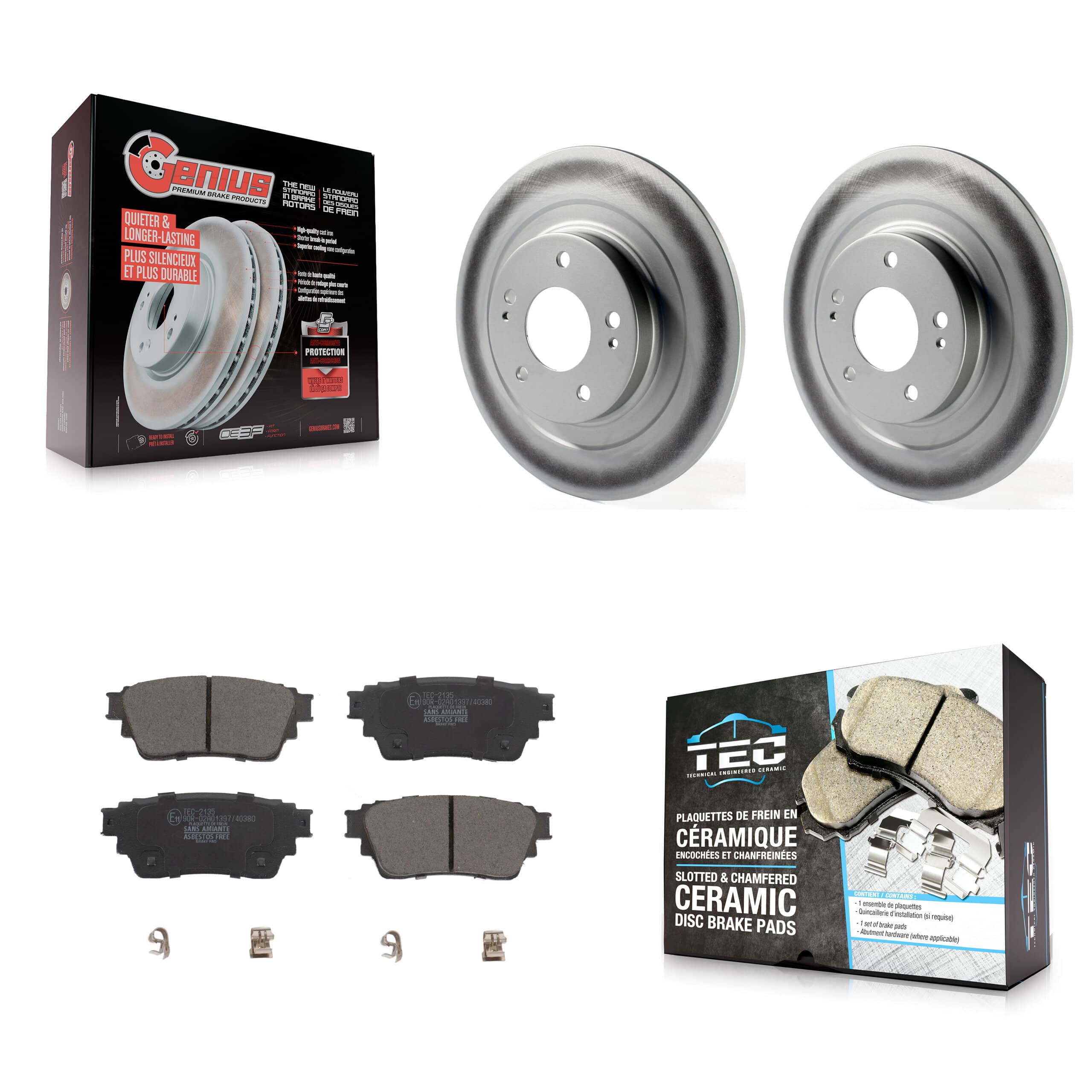Transit Auto - KGT-102810 - Rear Disc Brake Kits