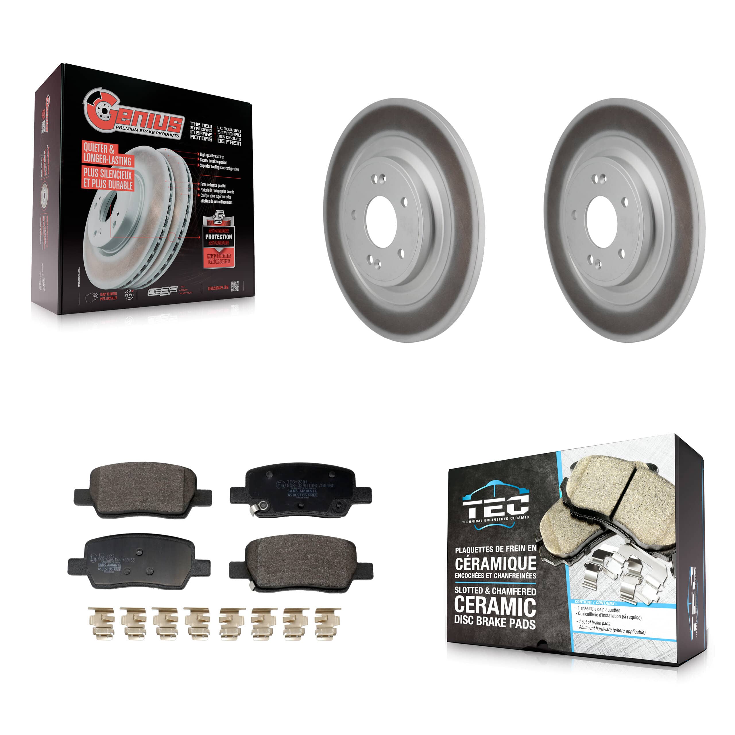 Transit Auto - KGT-103536 - Rear Disc Brake Kits