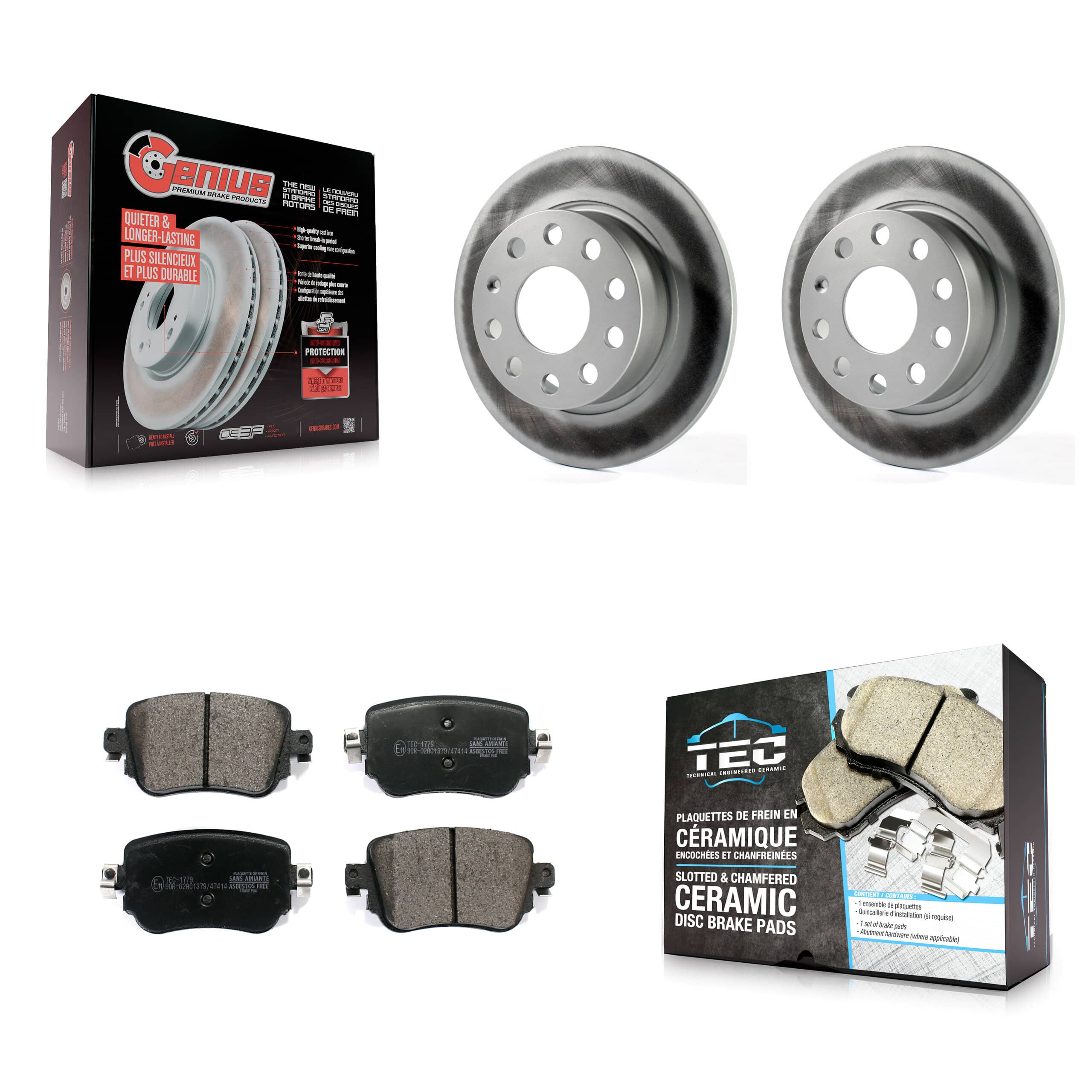 Transit Auto - KGT-104348 - Rear Disc Brake Kits
