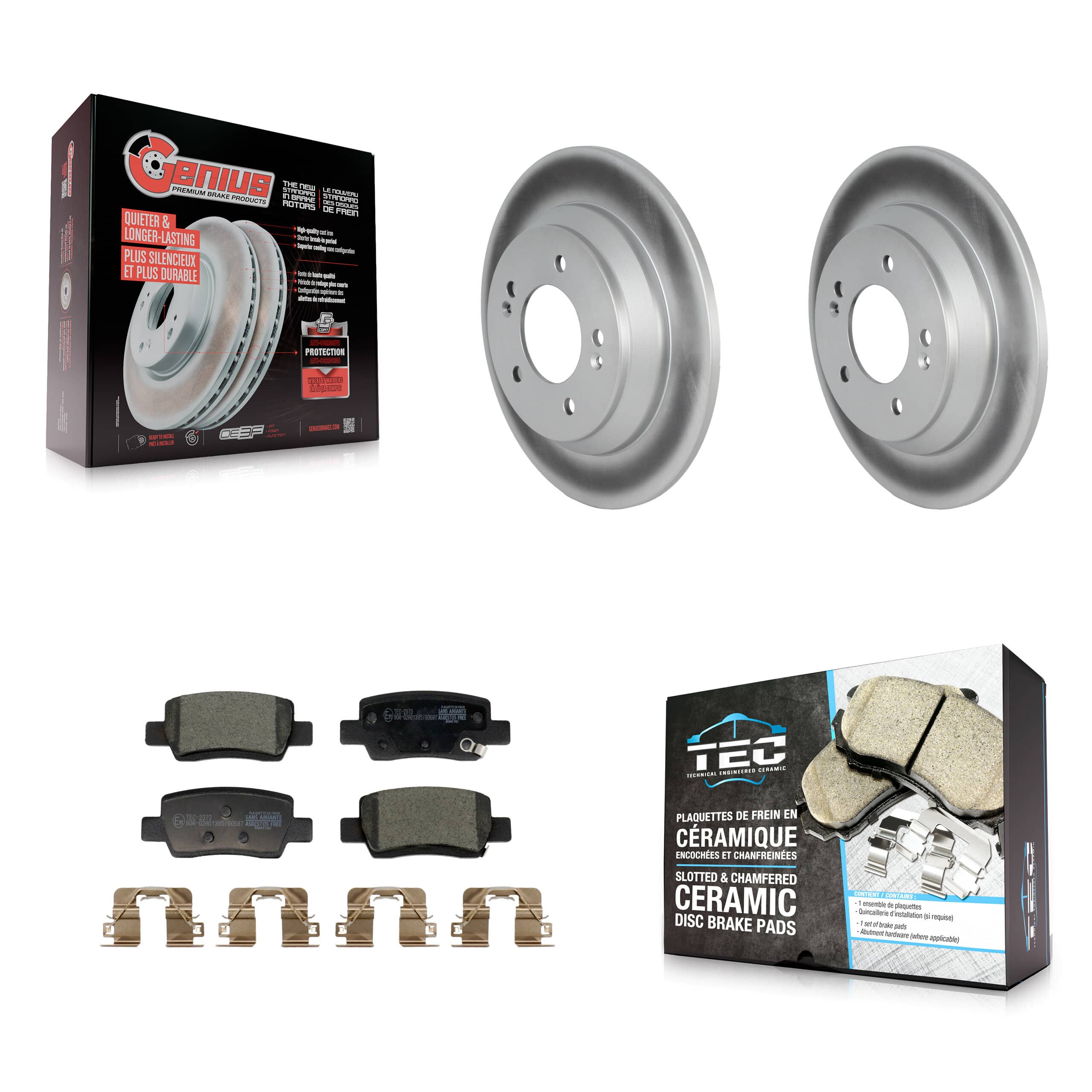 Transit Auto - KGT-104353 - Rear Disc Brake Kits