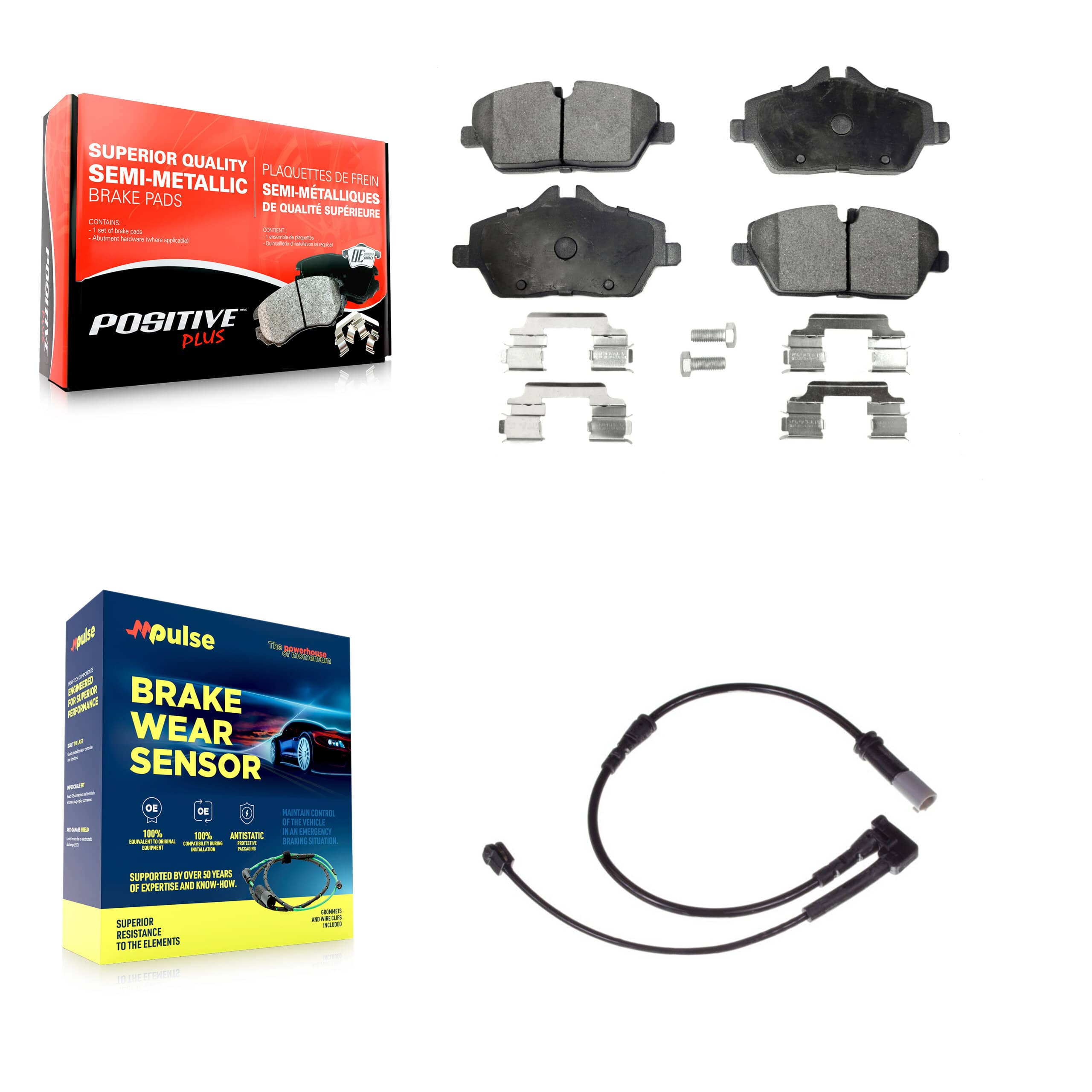 Positive Plus - KPW-100578 - Front Disc Brake Pad Kits