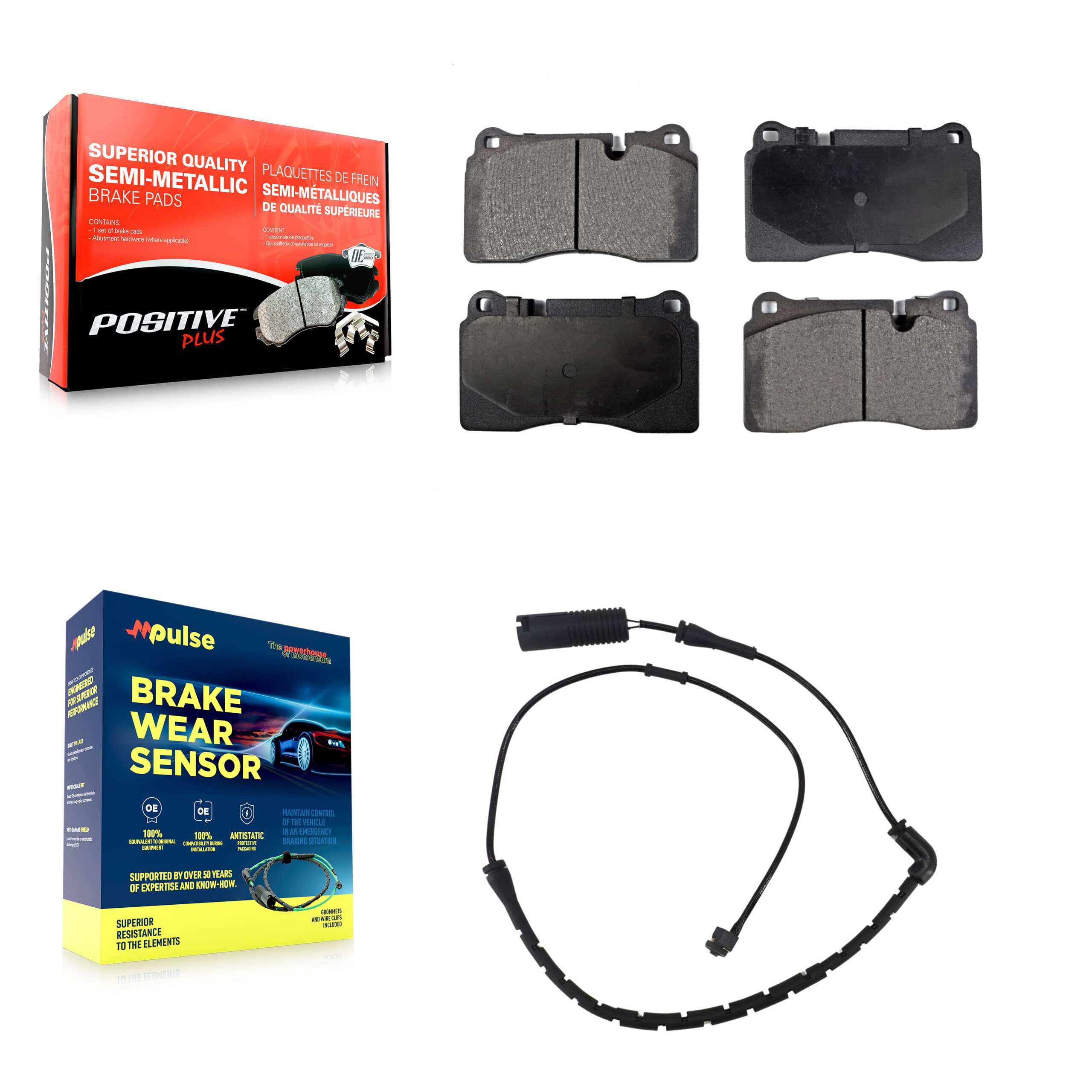 Positive Plus - KPW-100583 - Front Disc Brake Pad Kits
