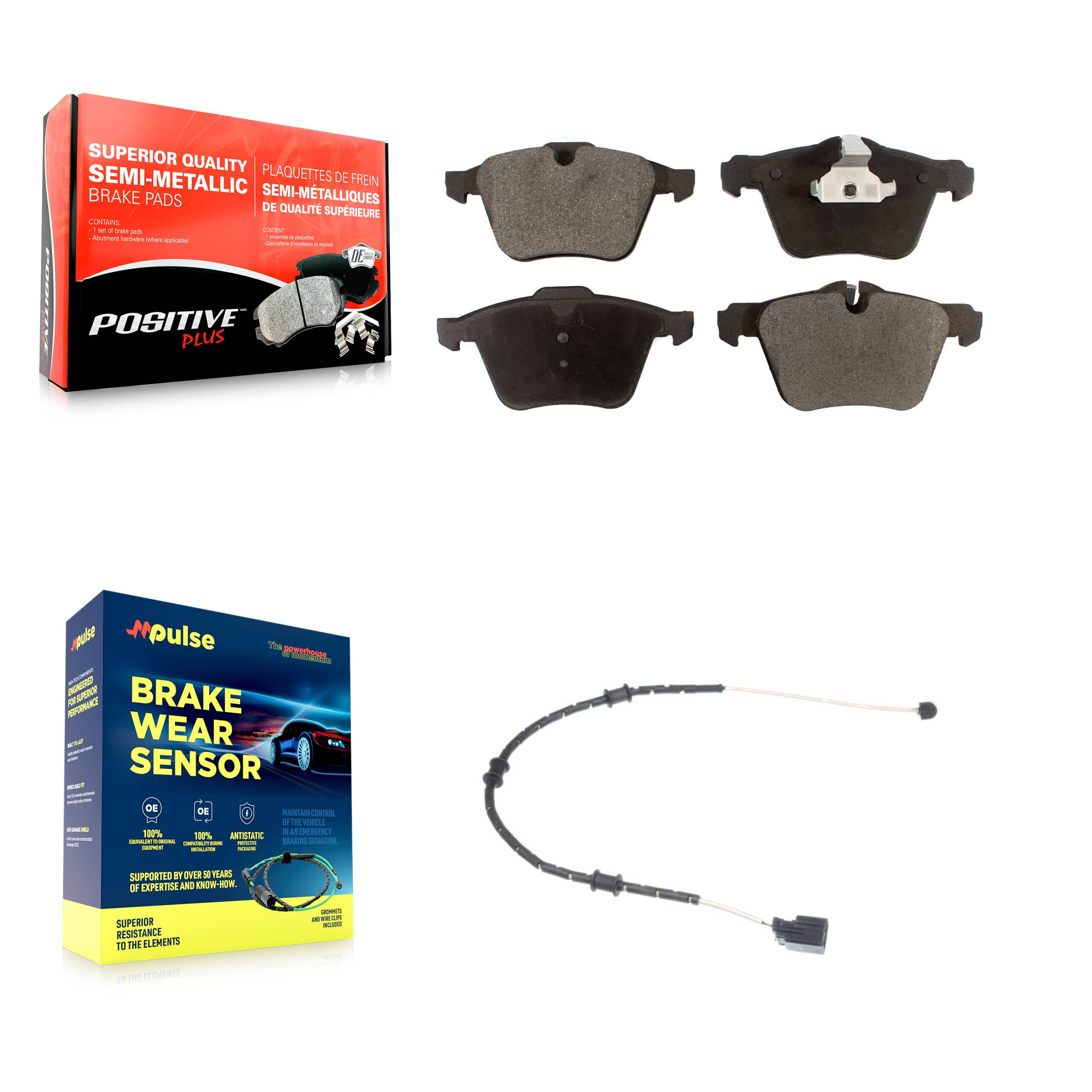 Positive Plus - KPW-100589 - Front Disc Brake Pad Kits