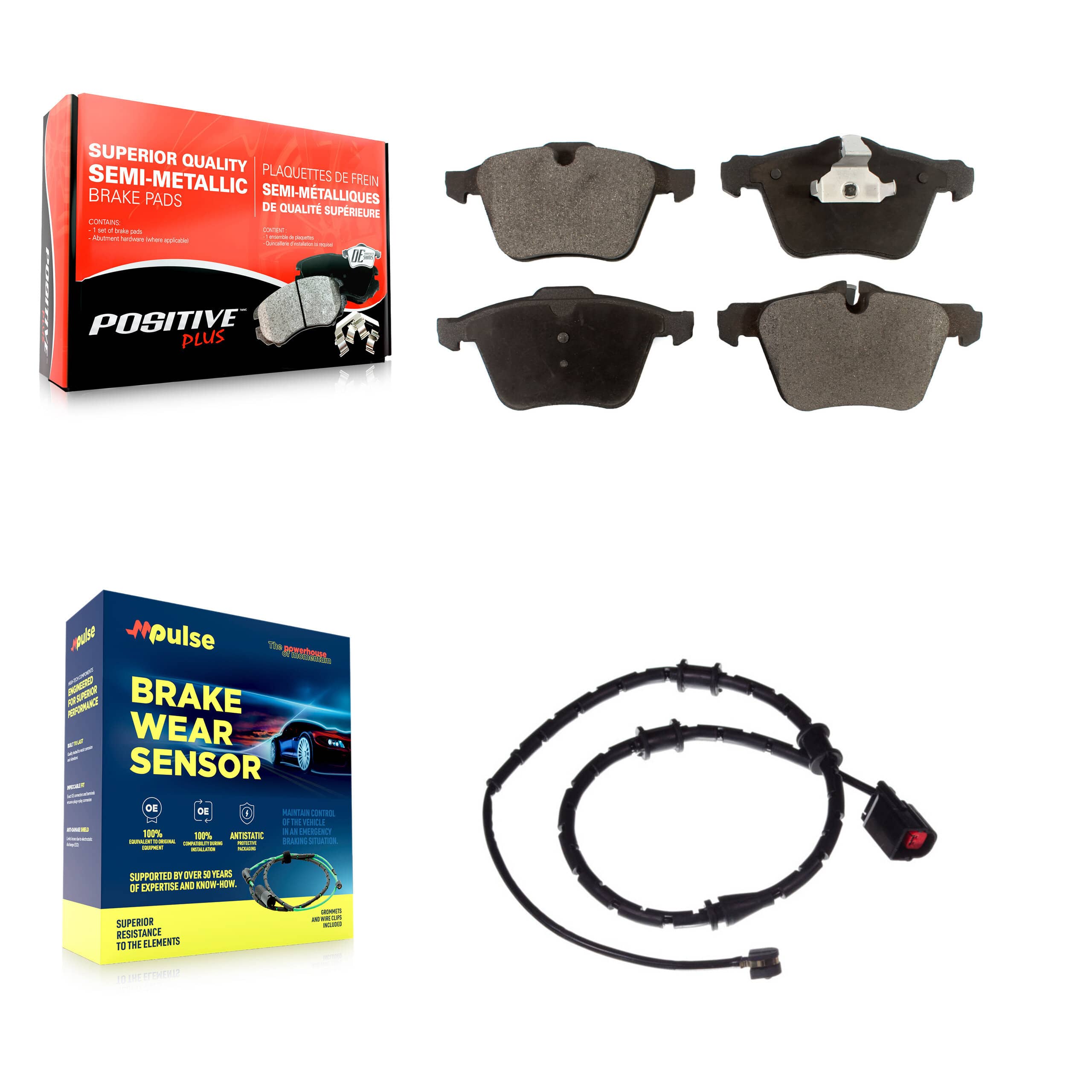 Positive Plus - KPW-100590 - Front Disc Brake Pad Kits