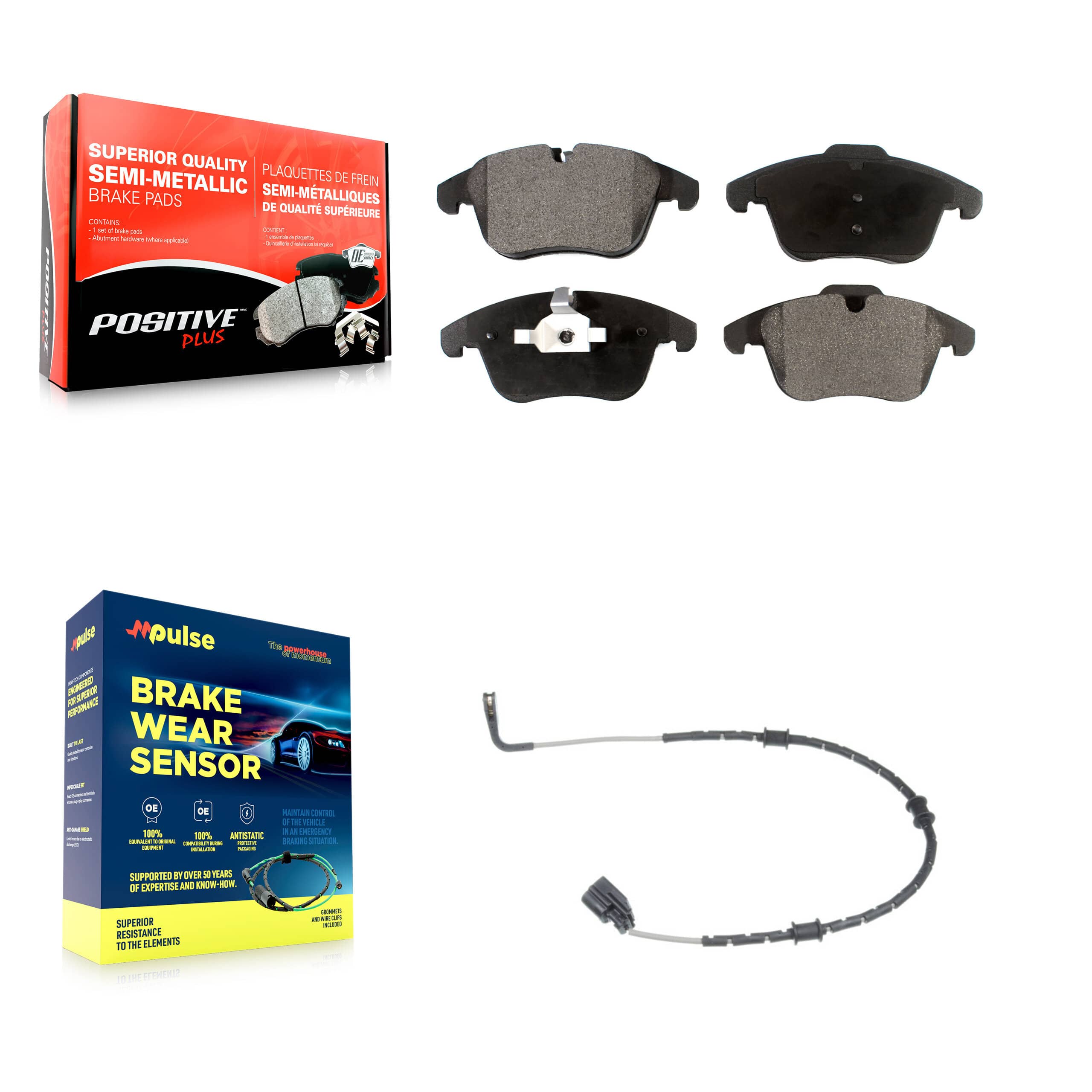 Positive Plus - KPW-100591 - Front Disc Brake Pad Kits