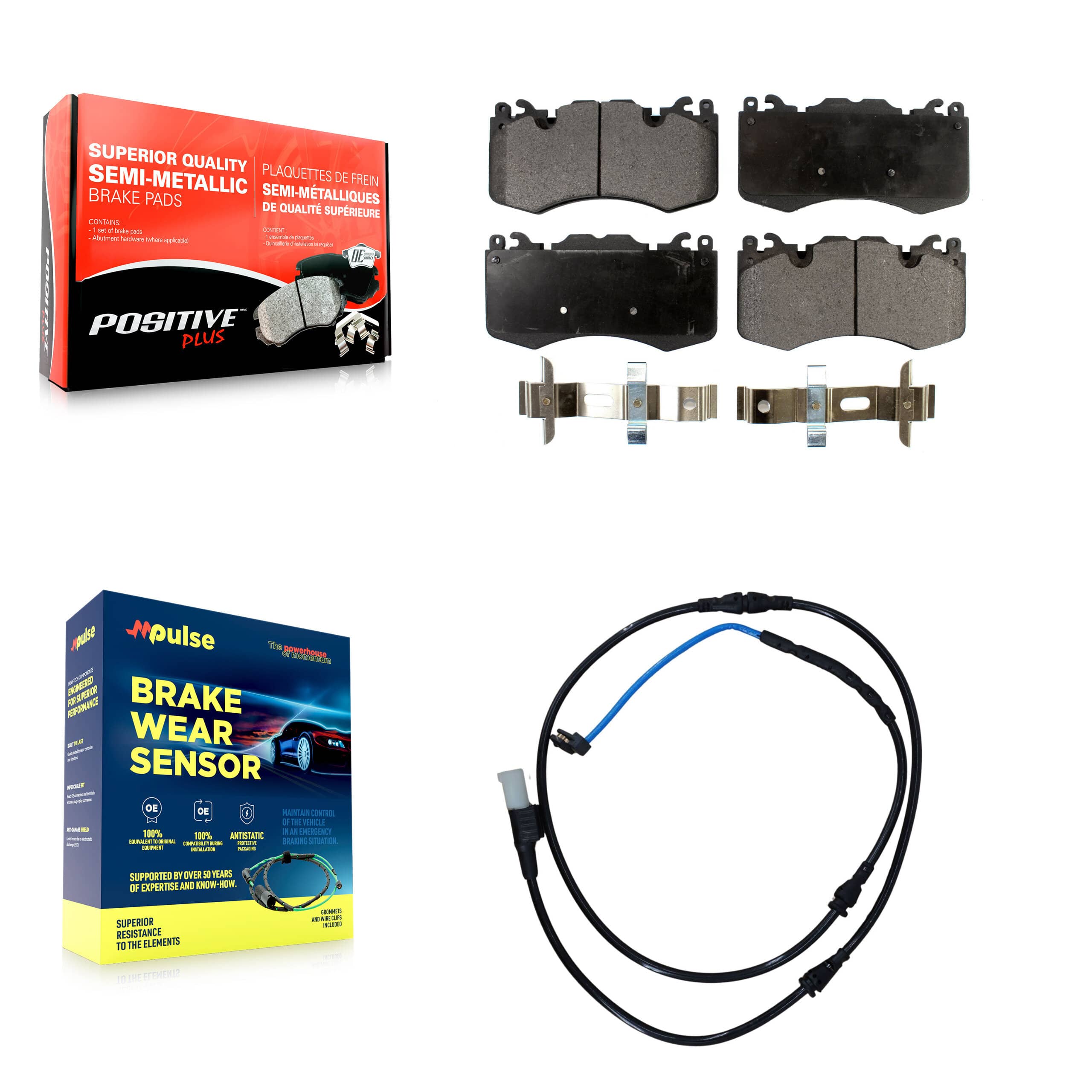 Positive Plus - KPW-100628 - Front Disc Brake Pad Kits