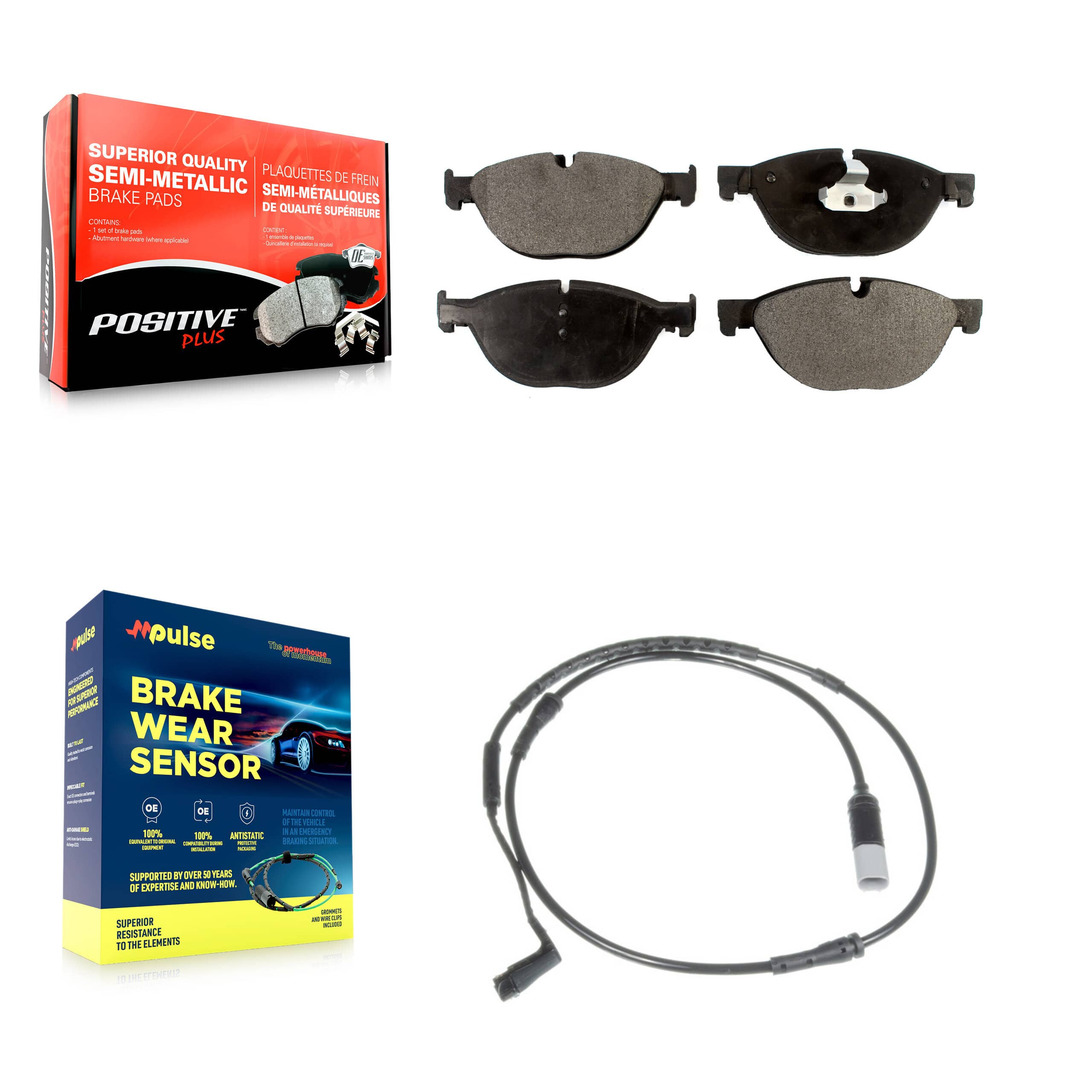 Positive Plus - KPW-100635 - Front Disc Brake Pad Kits