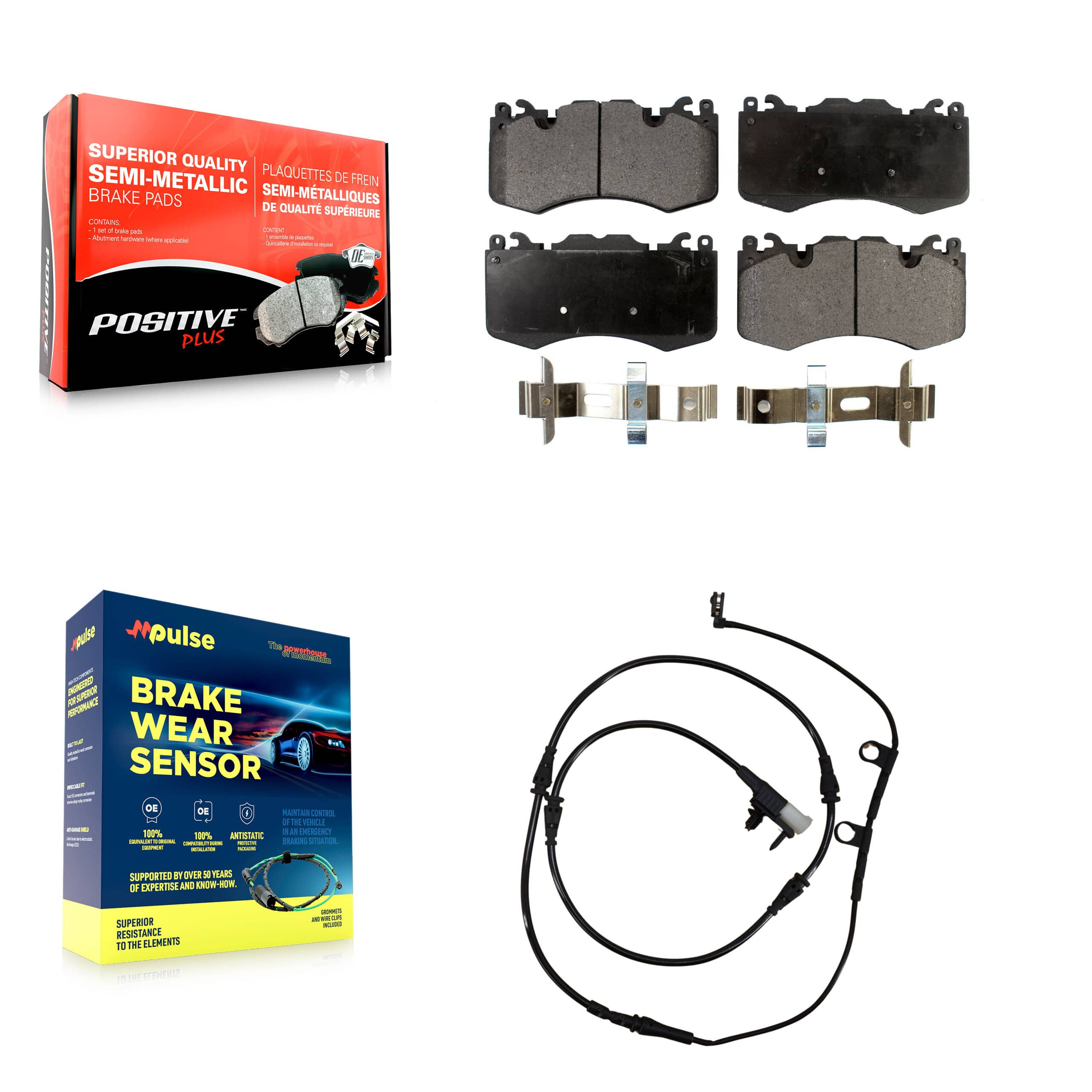 Positive Plus - KPW-100716 - Front Disc Brake Pad Kits