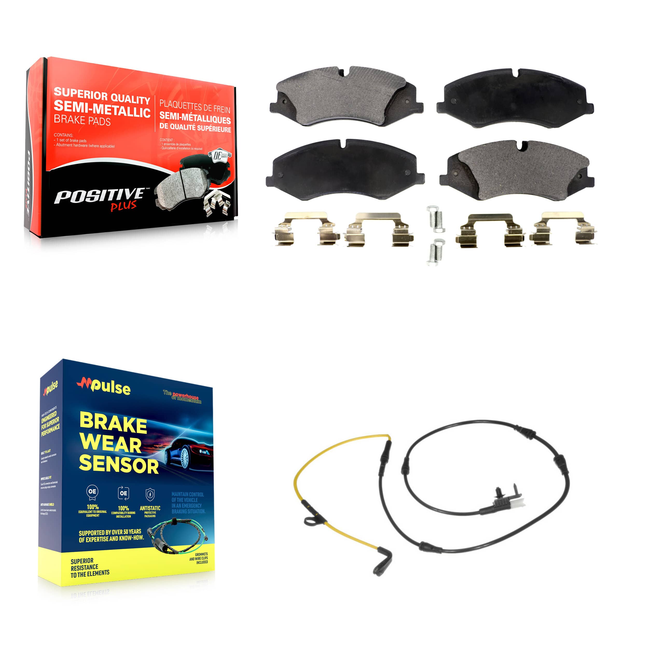 Positive Plus - KPW-100718 - Front Disc Brake Pad Kits