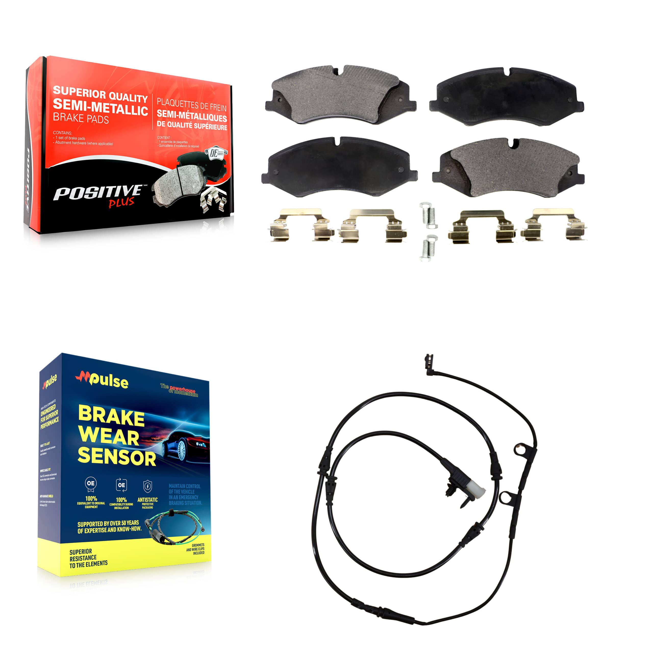 Positive Plus - KPW-100719 - Front Disc Brake Pad Kits