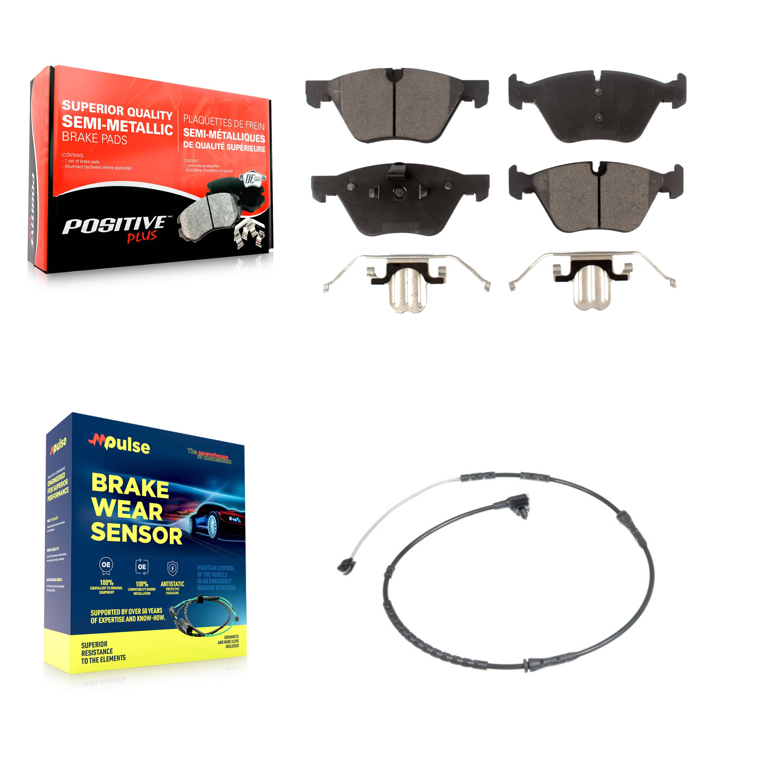 Positive Plus - KPW-100743 - Front Disc Brake Pad Kits