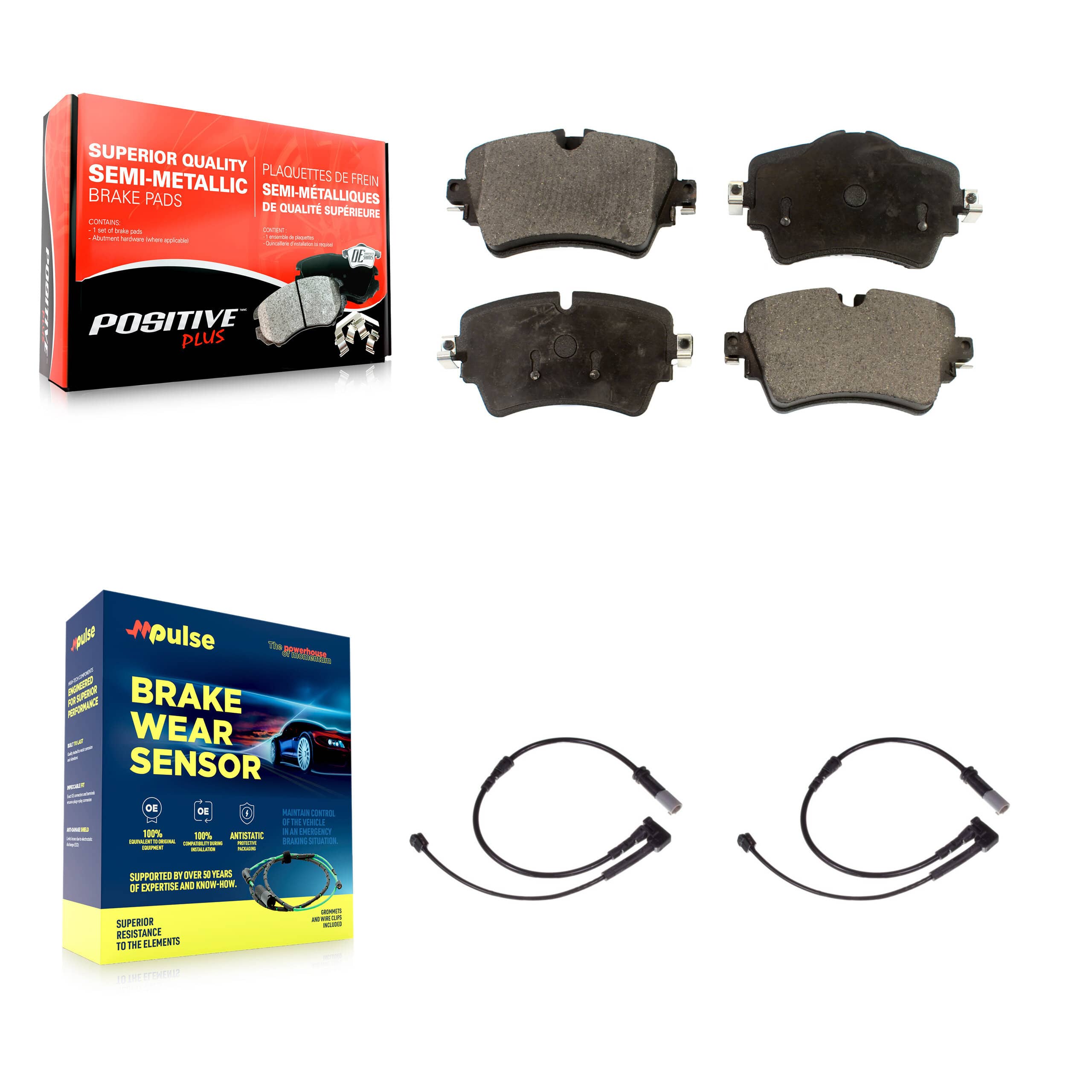 Positive Plus - KPW-100776 - Front Disc Brake Pad Kits