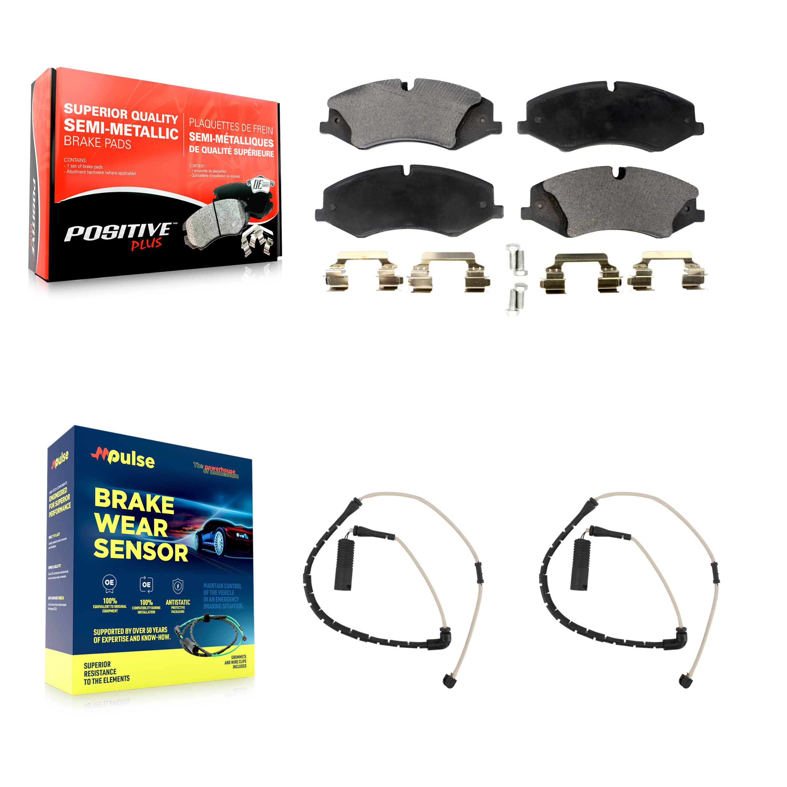 Positive Plus - KPW-100777 - Front Disc Brake Pad Kits