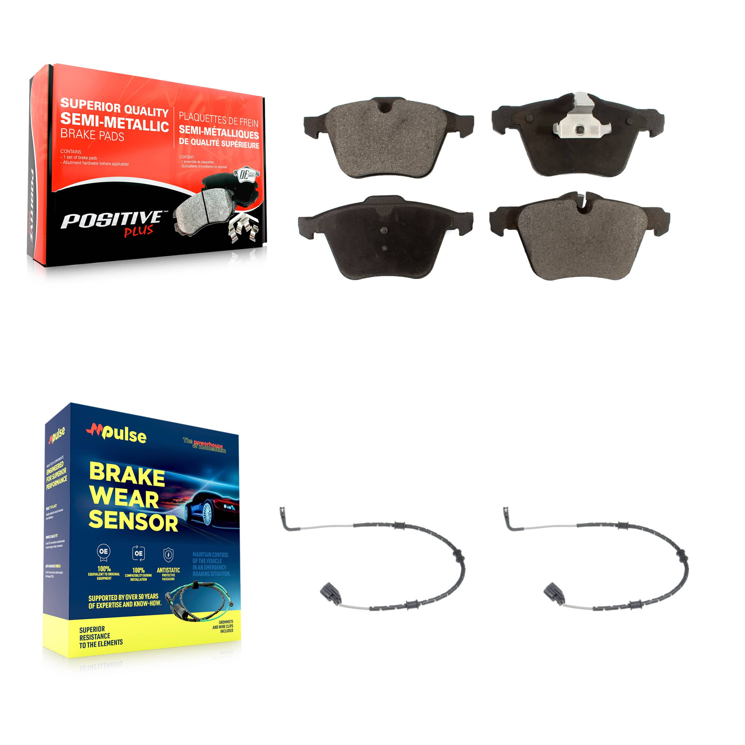 Positive Plus - KPW-100783 - Front Disc Brake Pad Kits