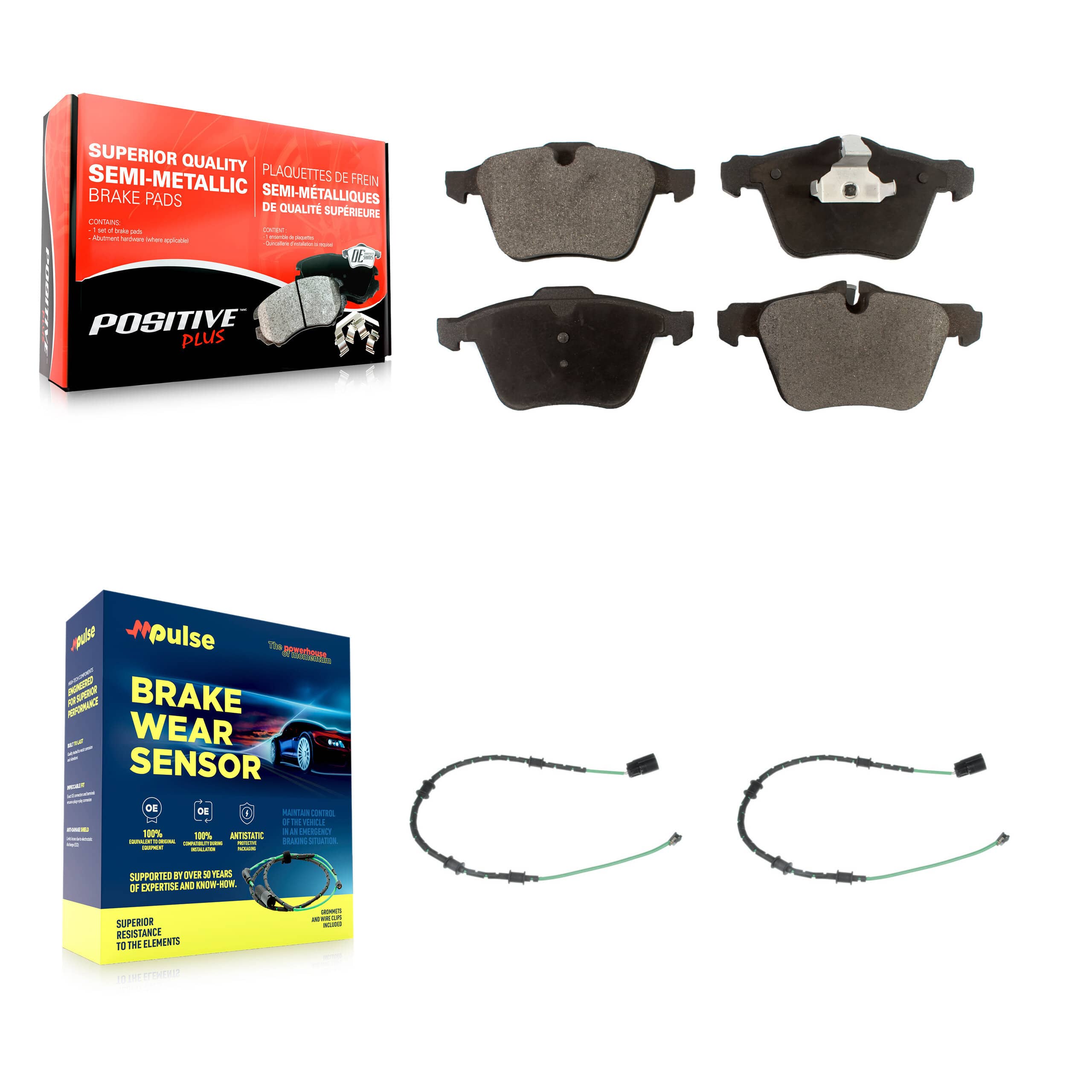 Positive Plus - KPW-100784 - Front Disc Brake Pad Kits