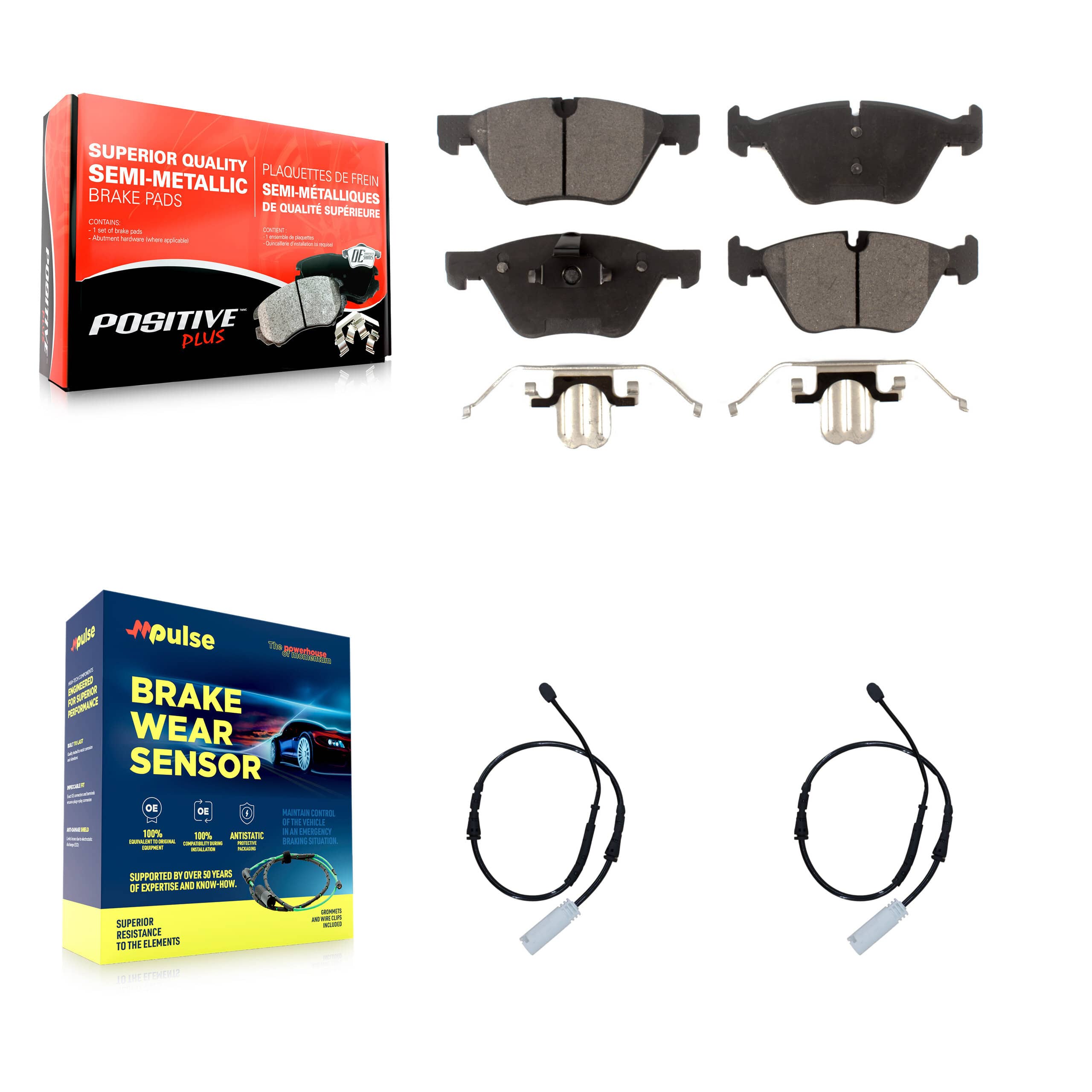 Positive Plus - KPW-100790 - Front Disc Brake Pad Kits