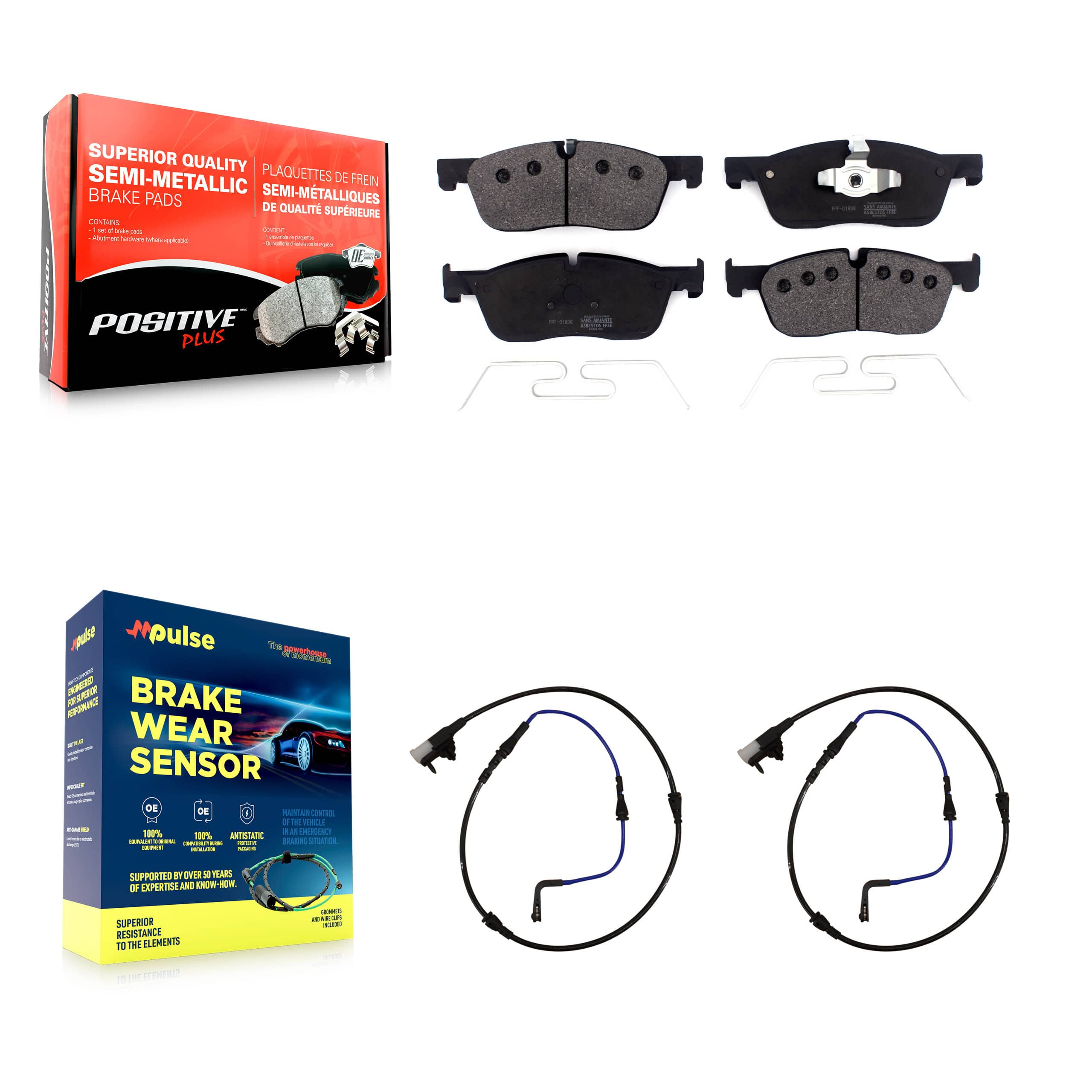 Positive Plus - KPW-100859 - Front Disc Brake Pad Kits