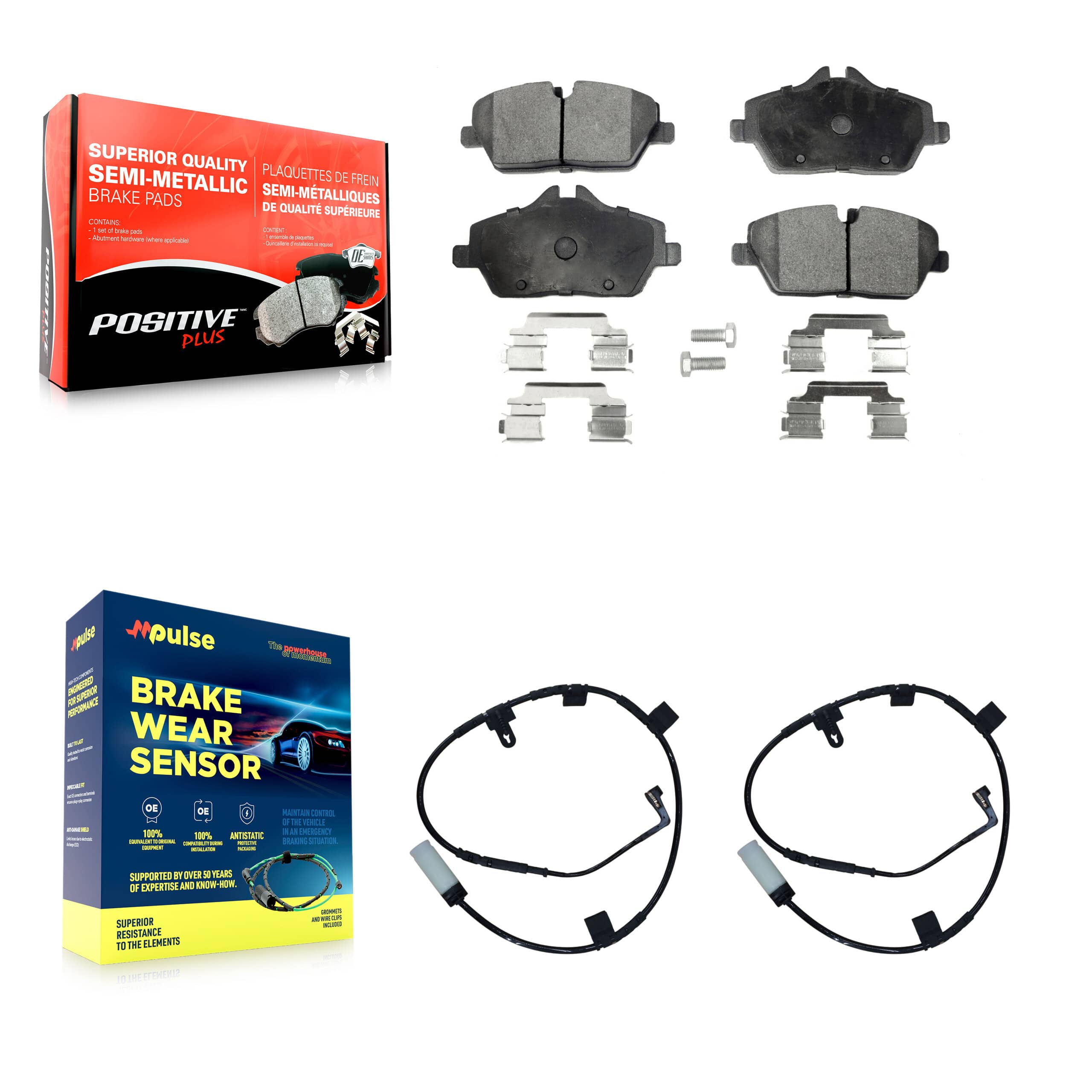 Positive Plus - KPW-100878 - Front Disc Brake Pad Kits
