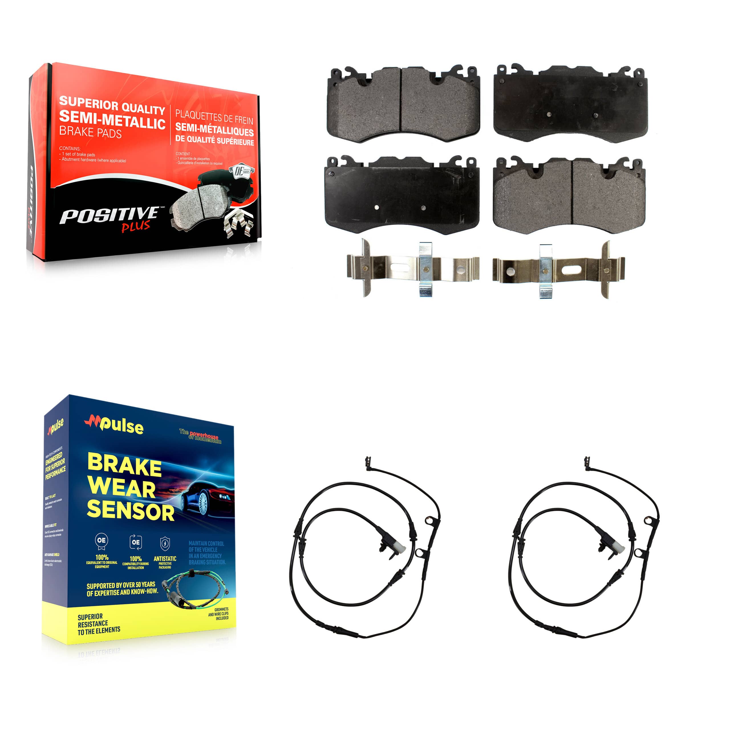 Positive Plus - KPW-100913 - Front Disc Brake Pad Kits