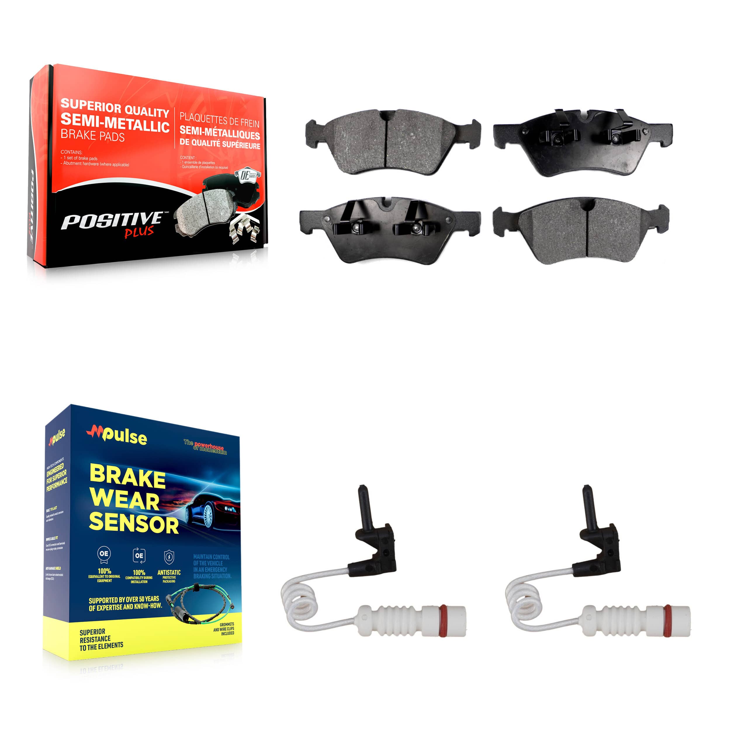 Positive Plus - KPW-100917 - Front Disc Brake Pad Kits