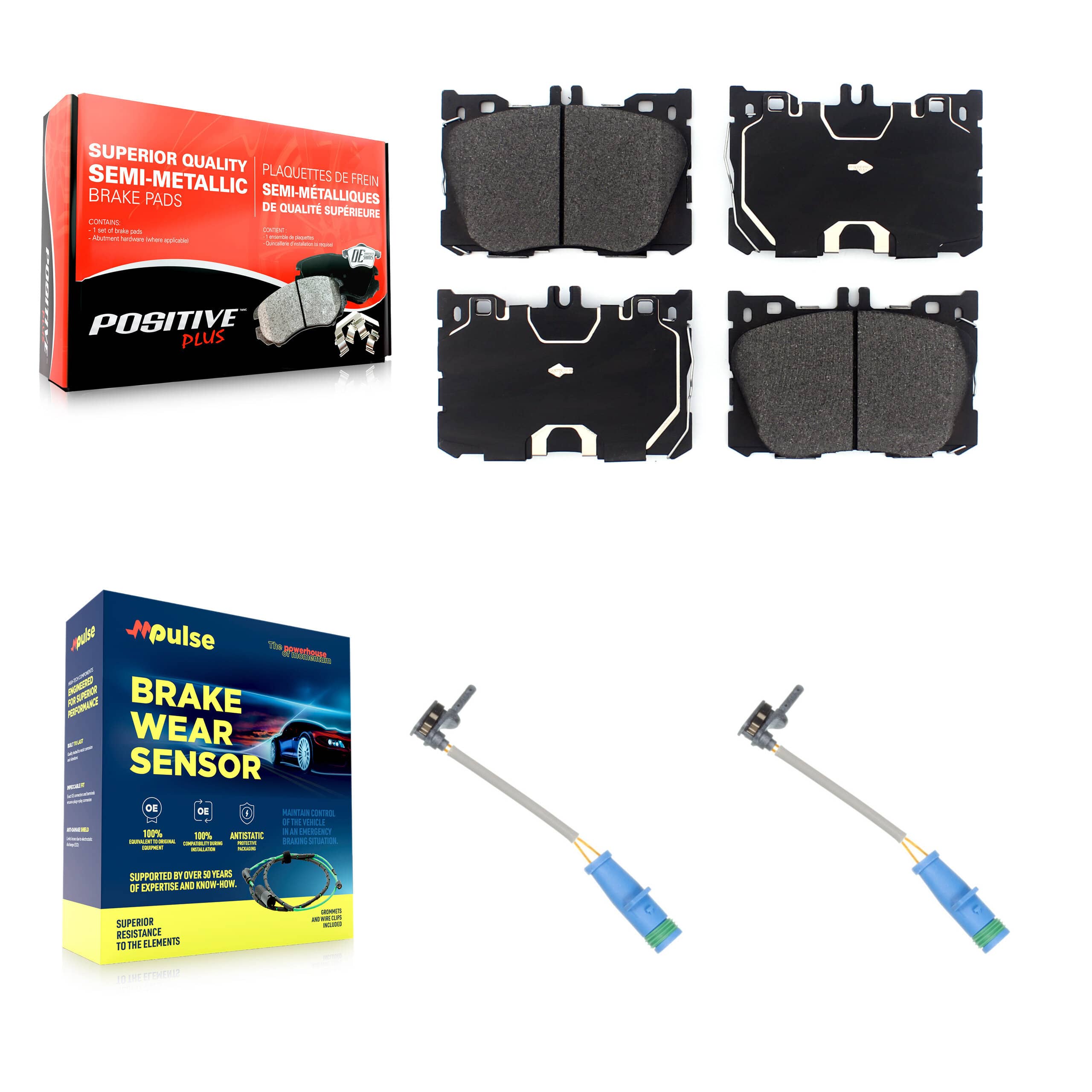 Positive Plus - KPW-100923 - Front Disc Brake Pad Kits