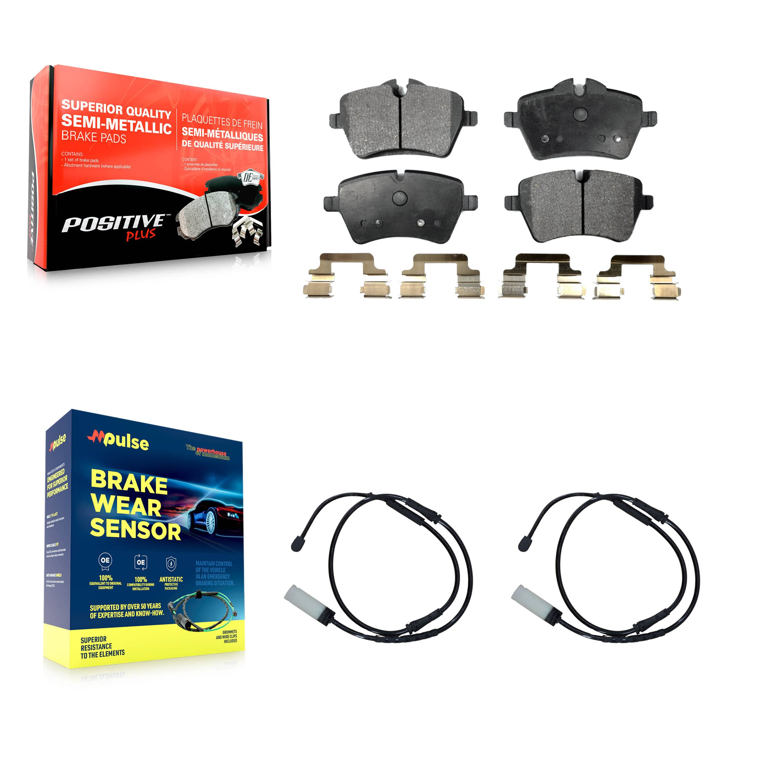 Positive Plus - KPW-100925 - Front Disc Brake Pad Kits
