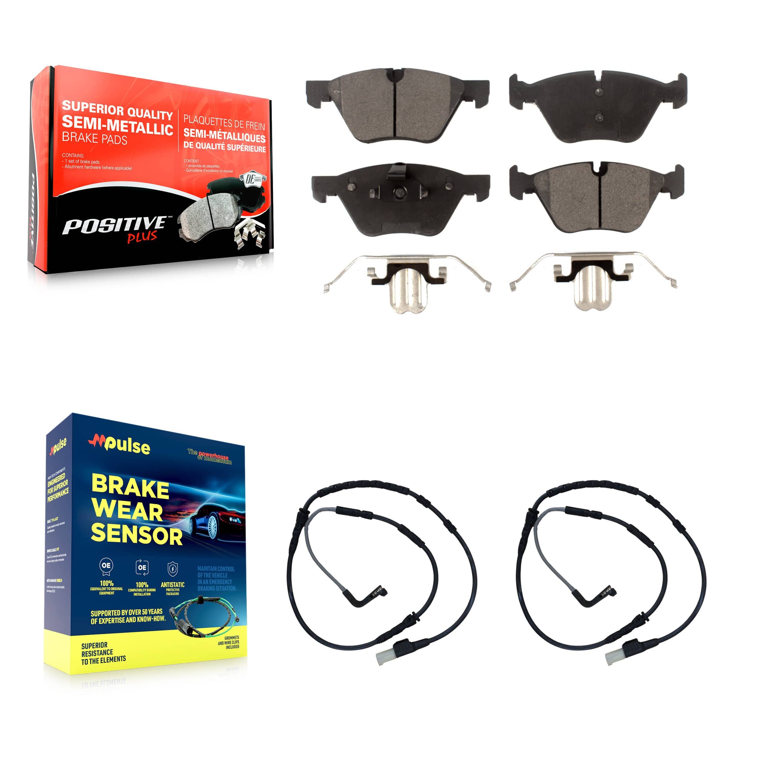 Positive Plus - KPW-100939 - Front Disc Brake Pad Kits