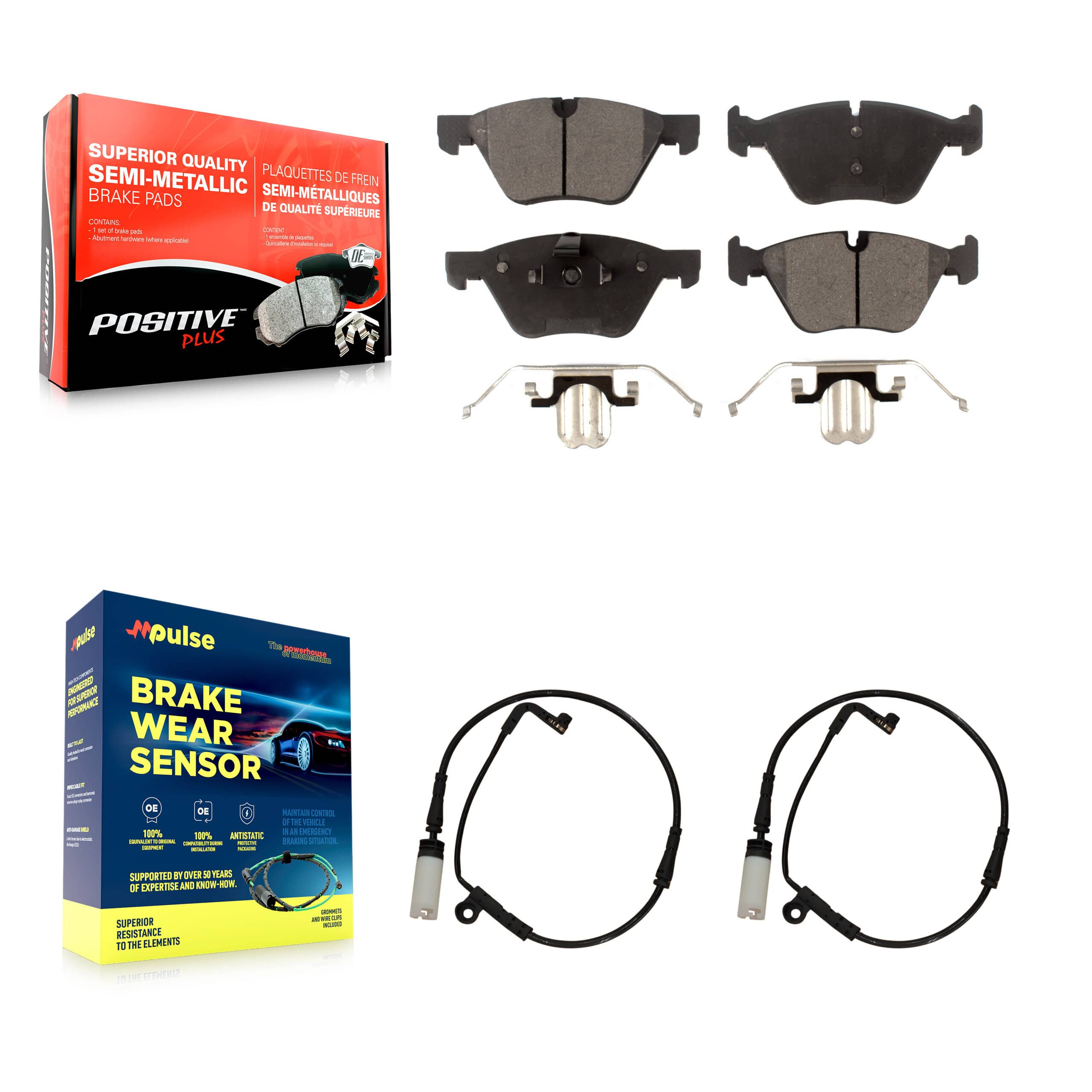 Positive Plus - KPW-100946 - Front Disc Brake Pad Kits