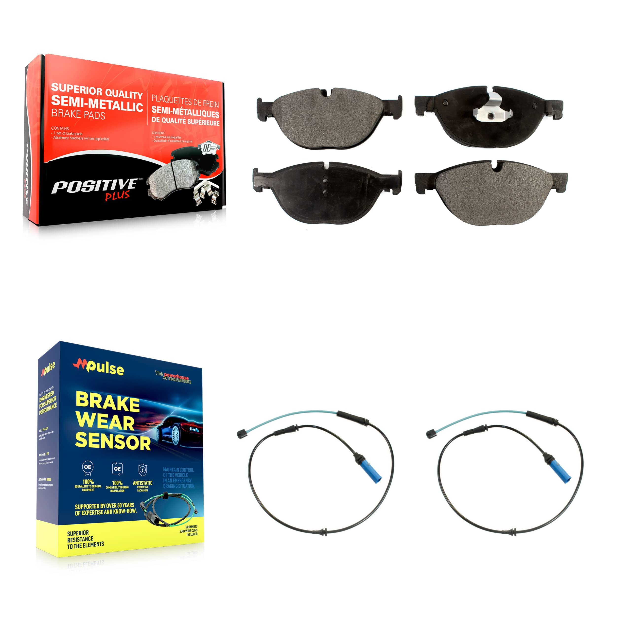 Positive Plus - KPW-100957 - Front Disc Brake Pad Kits