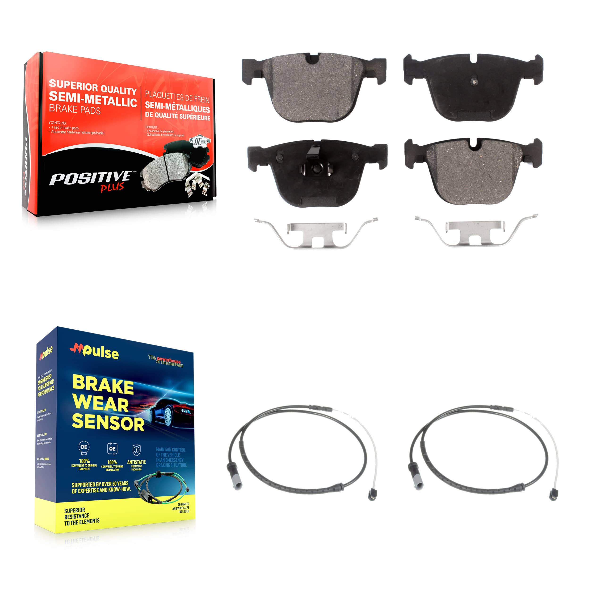 Positive Plus - KPW-101178 - Rear Disc Brake Pad Kits