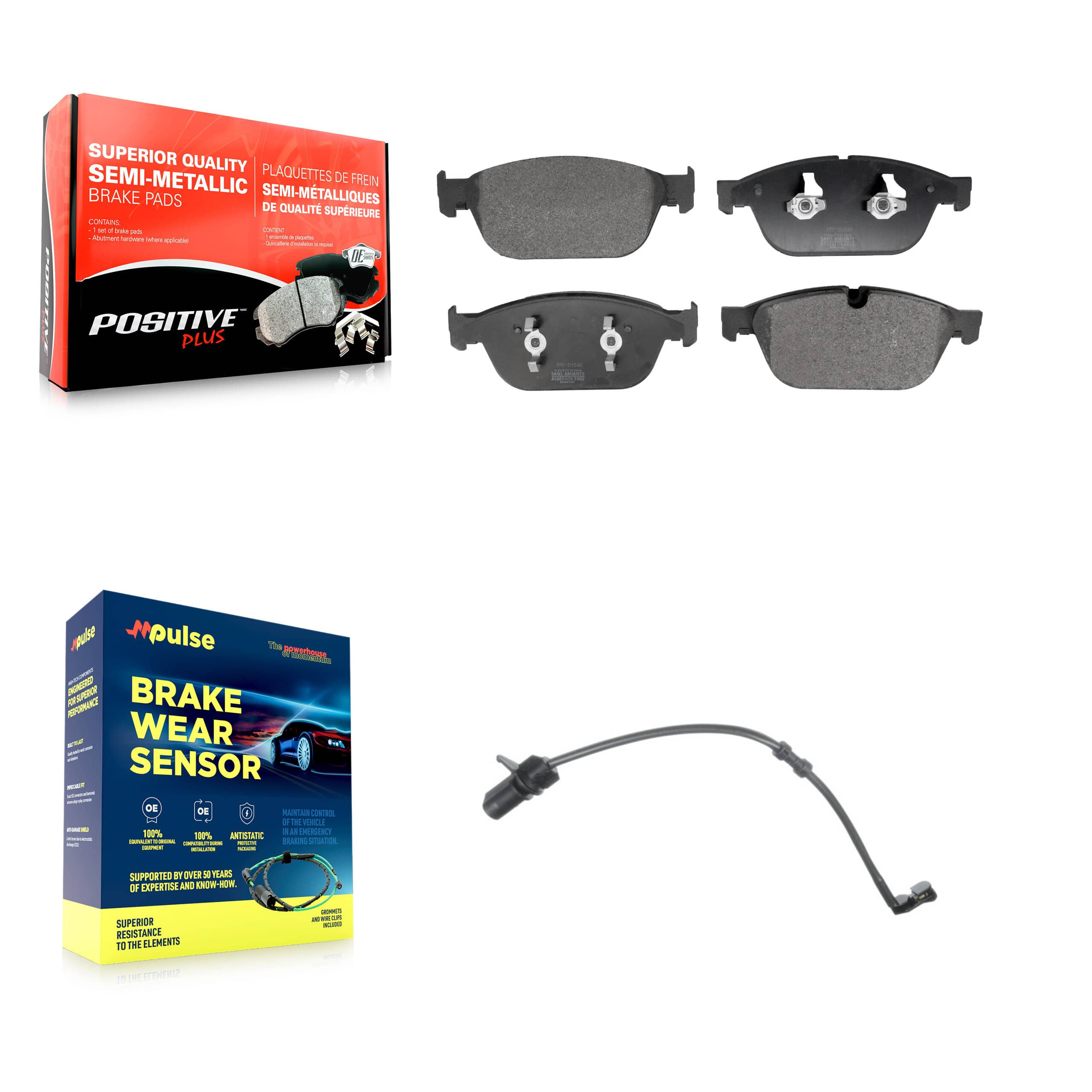 Positive Plus - KPW-101375 - Front Disc Brake Pad Kits