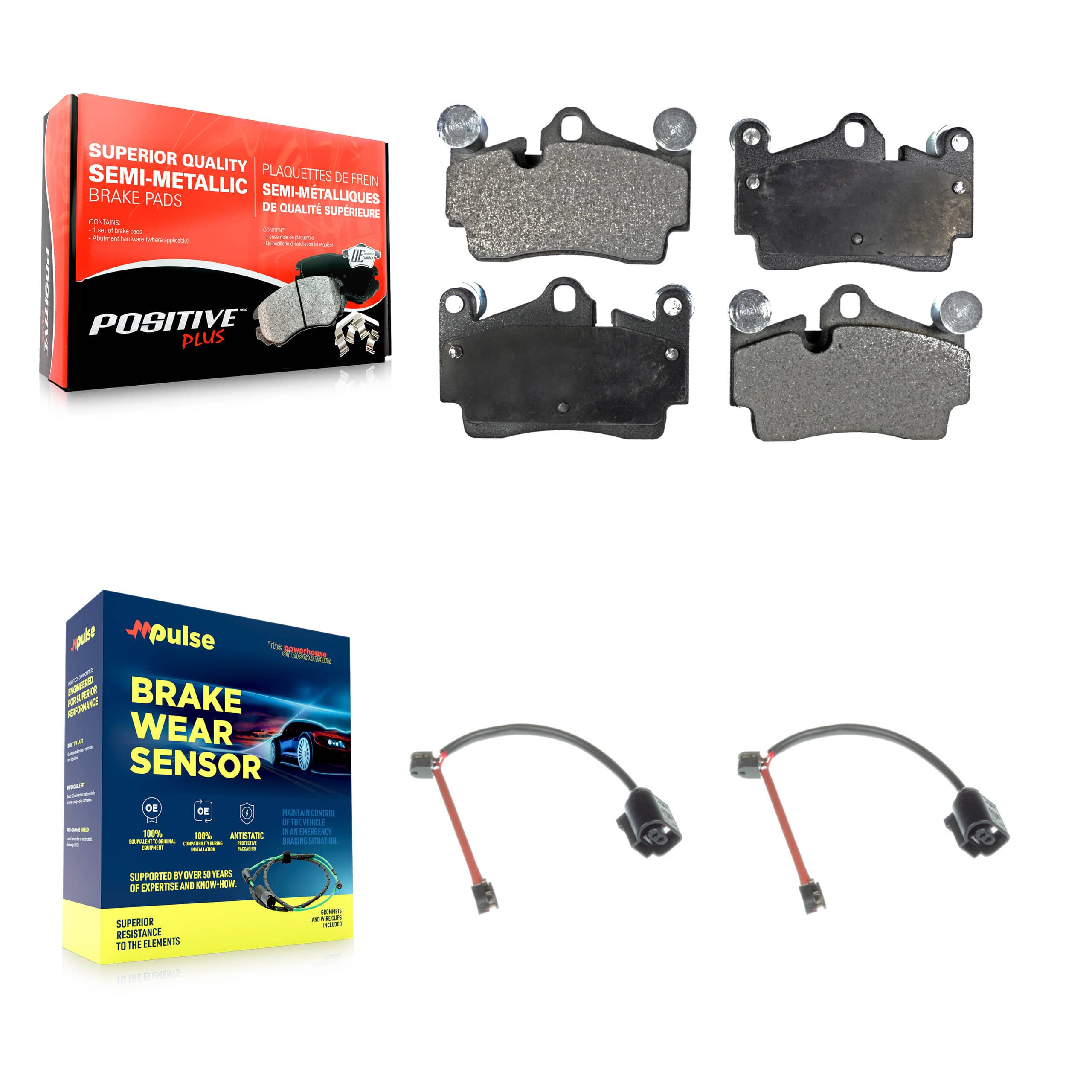Positive Plus - KPW-101419 - Rear Disc Brake Pad Kits