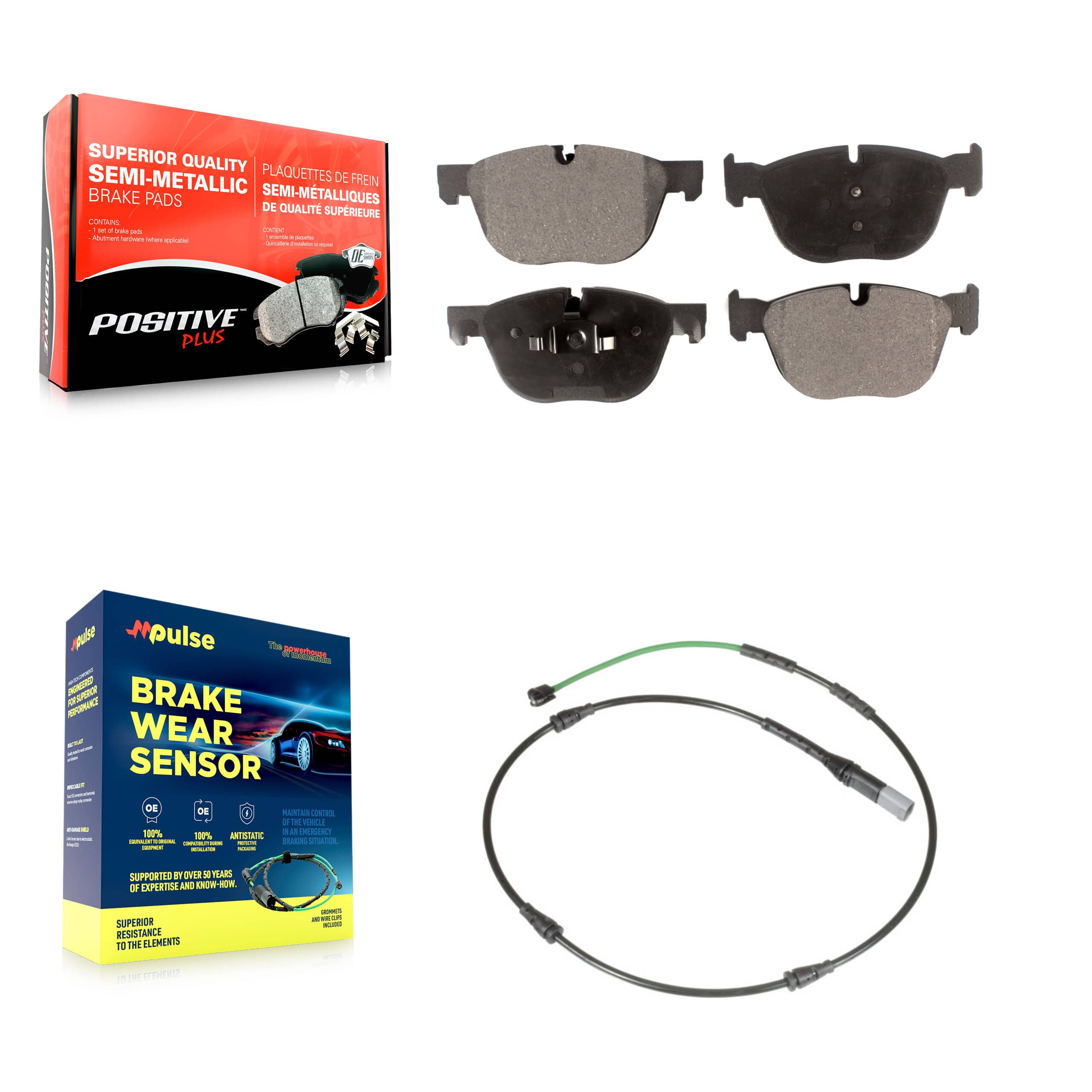 Positive Plus - KPW-101564 - Front Disc Brake Pad Kits