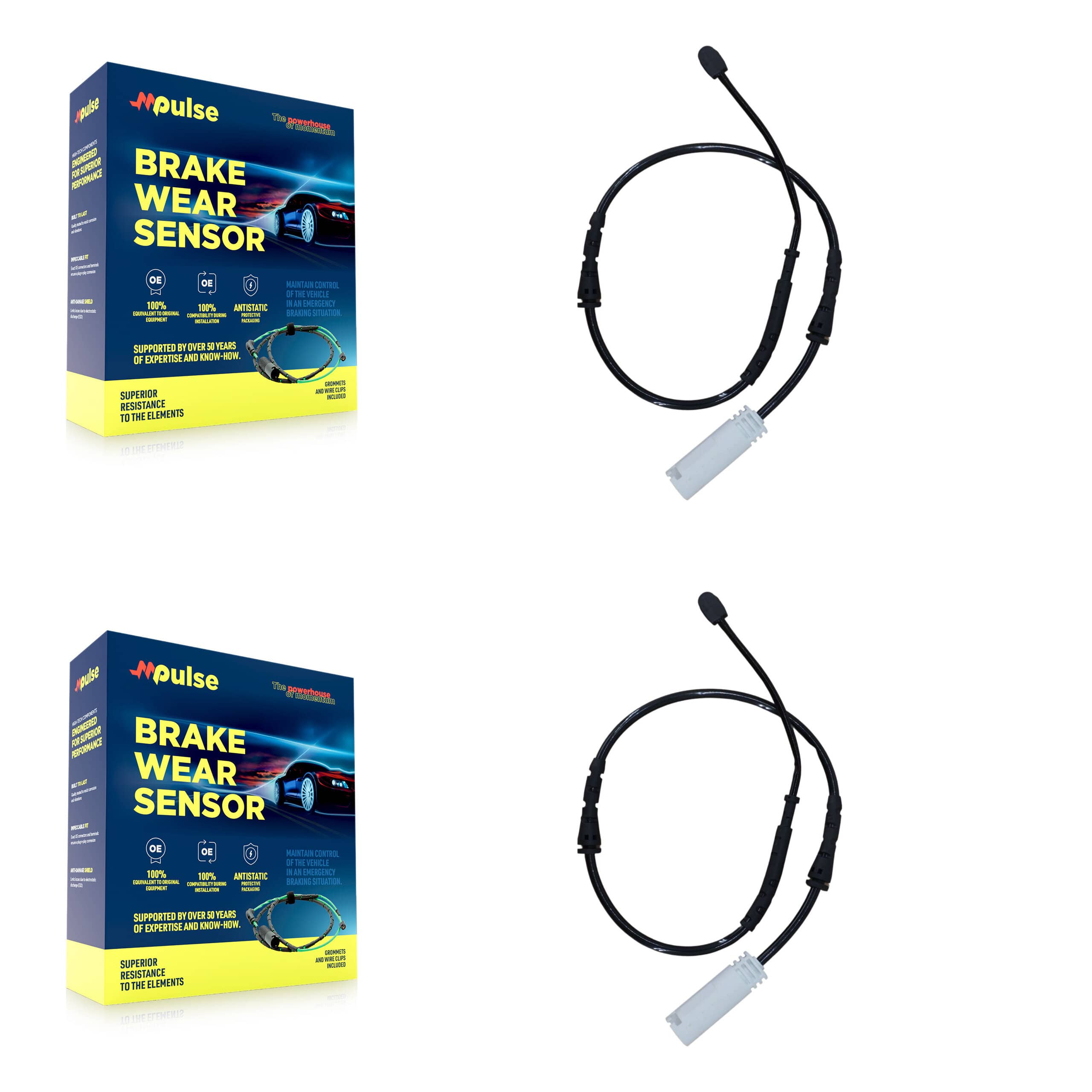 Mpulse - KSE-100025 - Front Disc Brake Pad Wear Sensor Kits