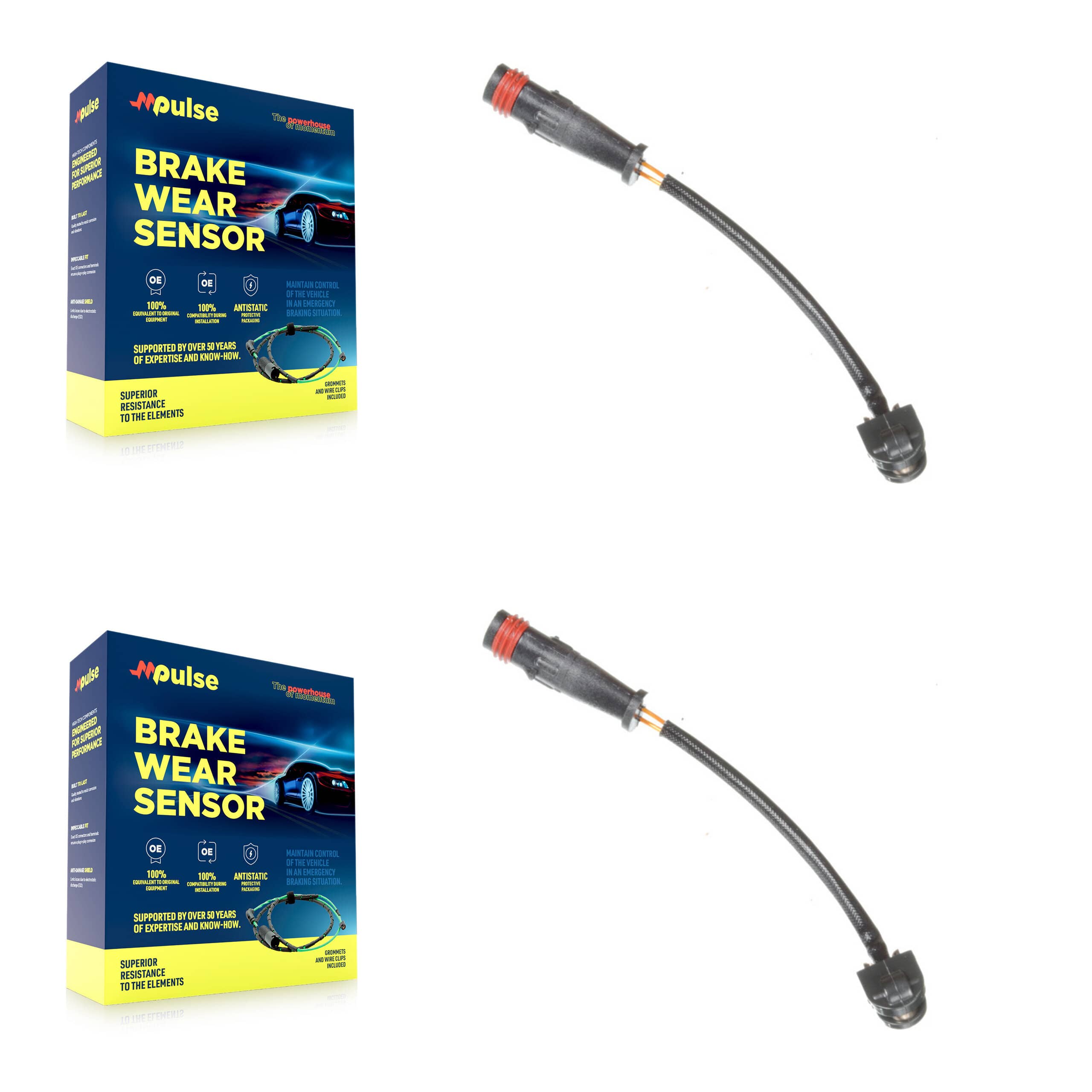 Mpulse - KSE-100041 - Front Disc Brake Pad Wear Sensor Kits