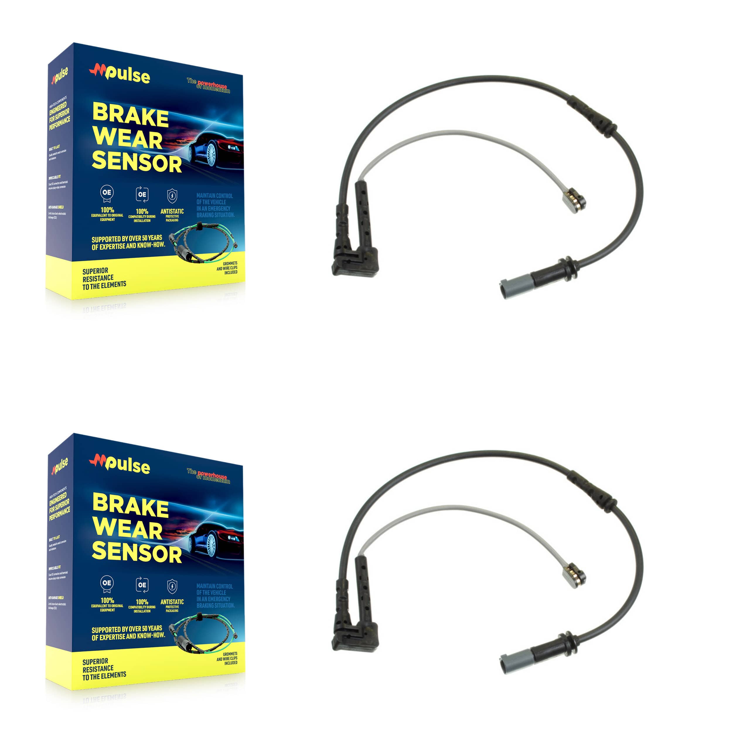 Mpulse - KSE-100042 - Front Disc Brake Pad Wear Sensor Kits