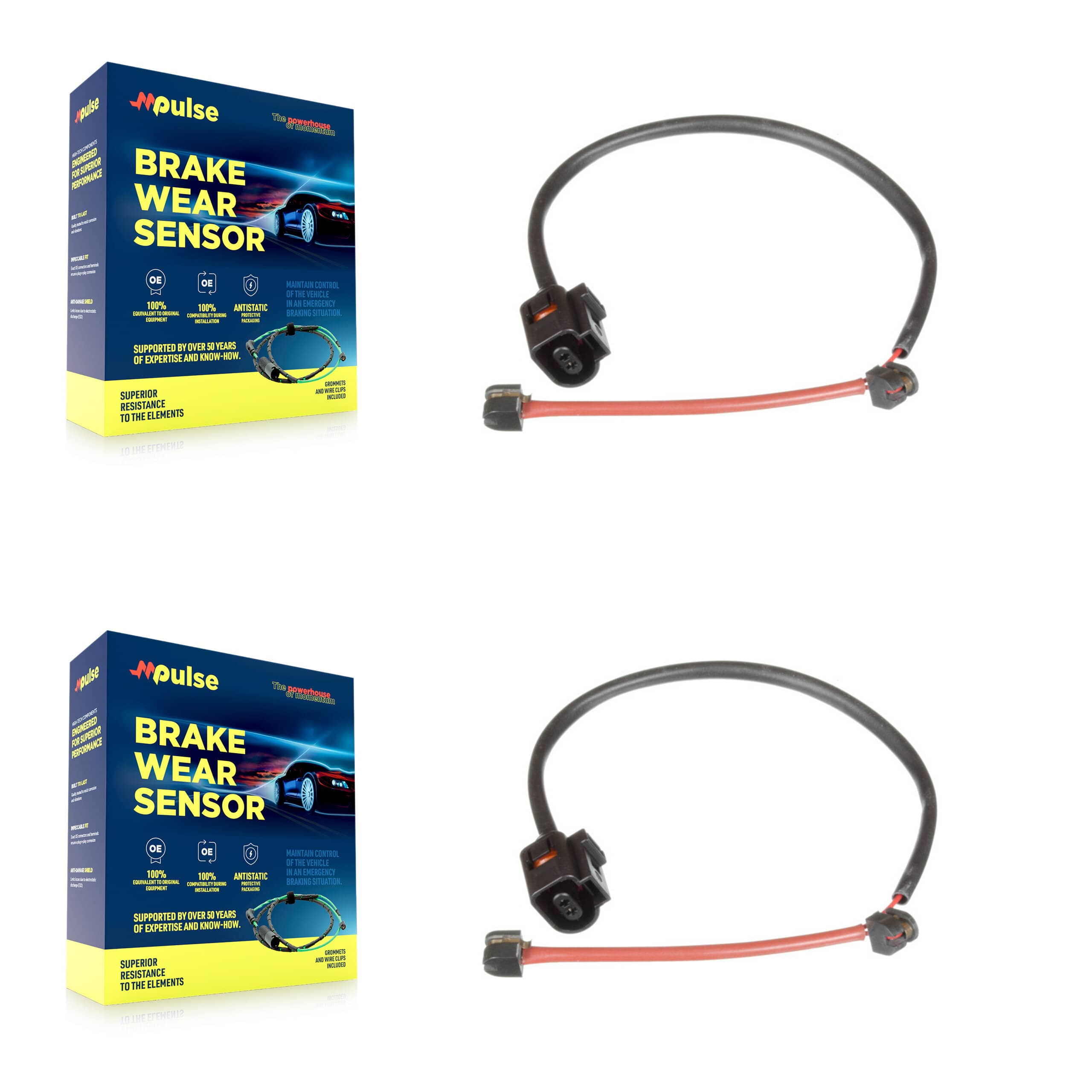 Mpulse - KSE-100045 - Front Disc Brake Pad Wear Sensor Kits