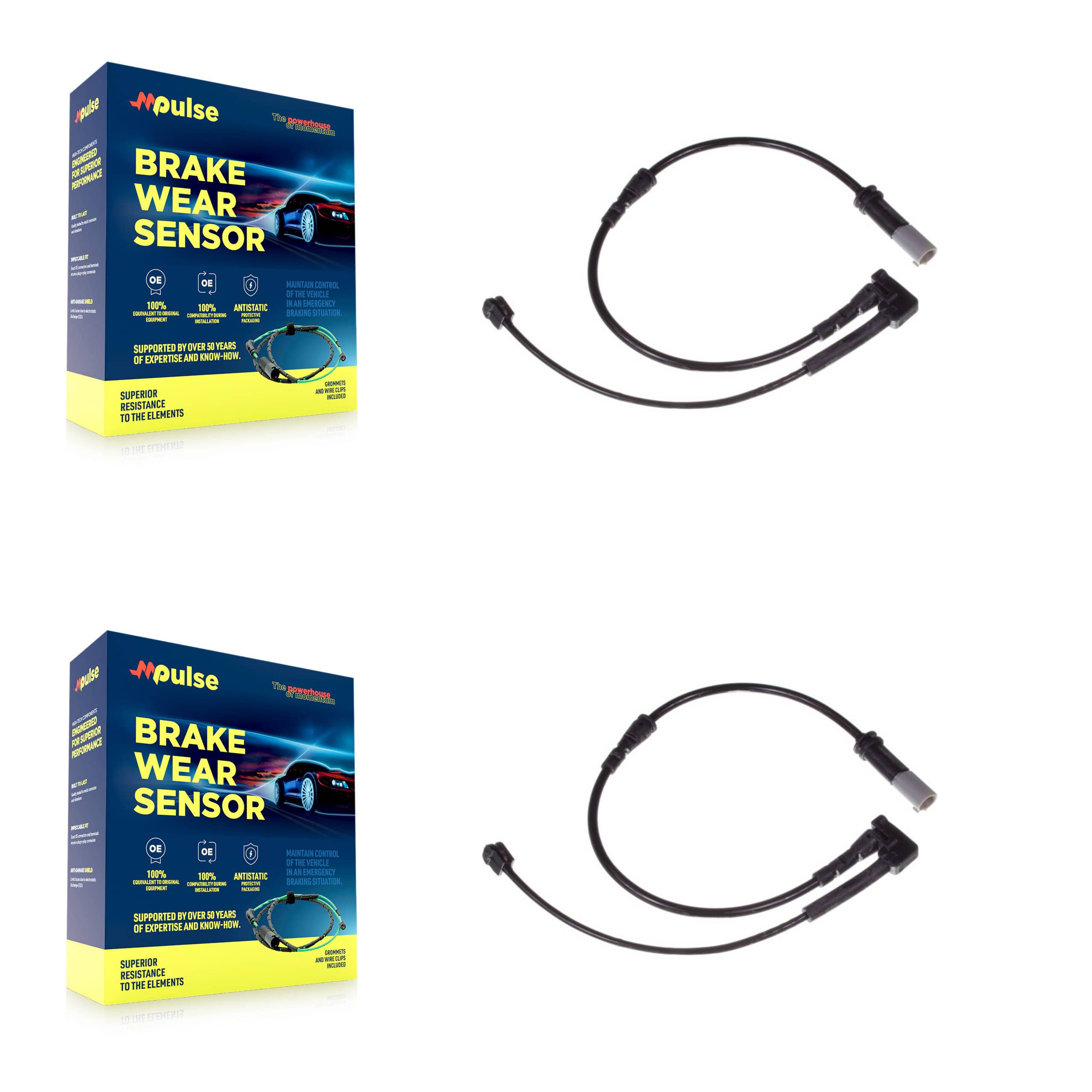 Mpulse - KSE-100062 - Front Disc Brake Pad Wear Sensor Kits
