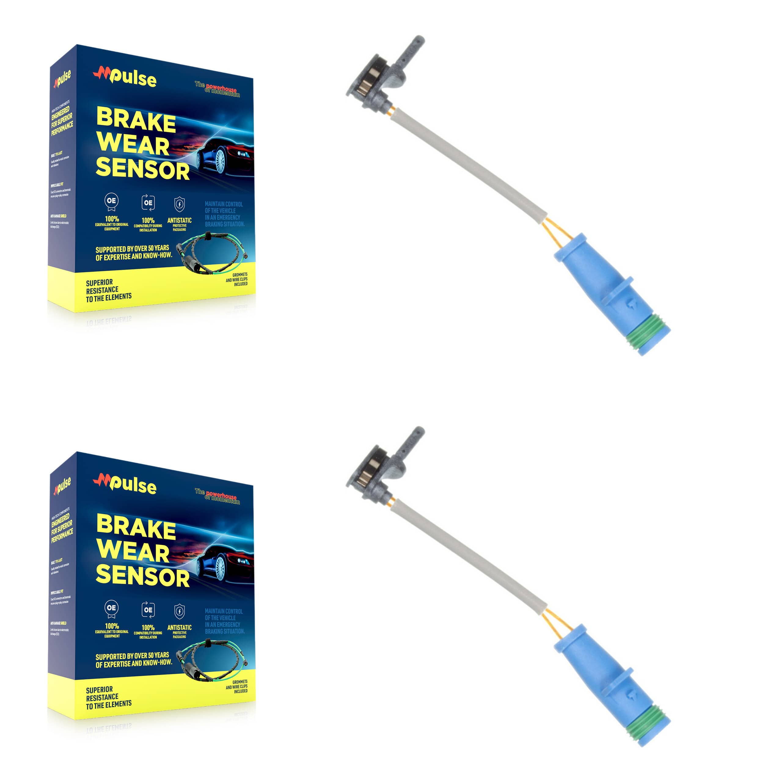 Mpulse - KSE-100063 - Front Disc Brake Pad Wear Sensor Kits